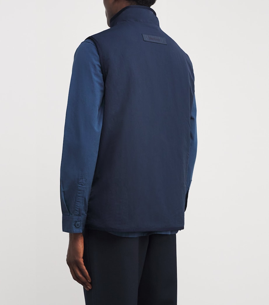 Reversible Fleece Gilet NAVY Image 4