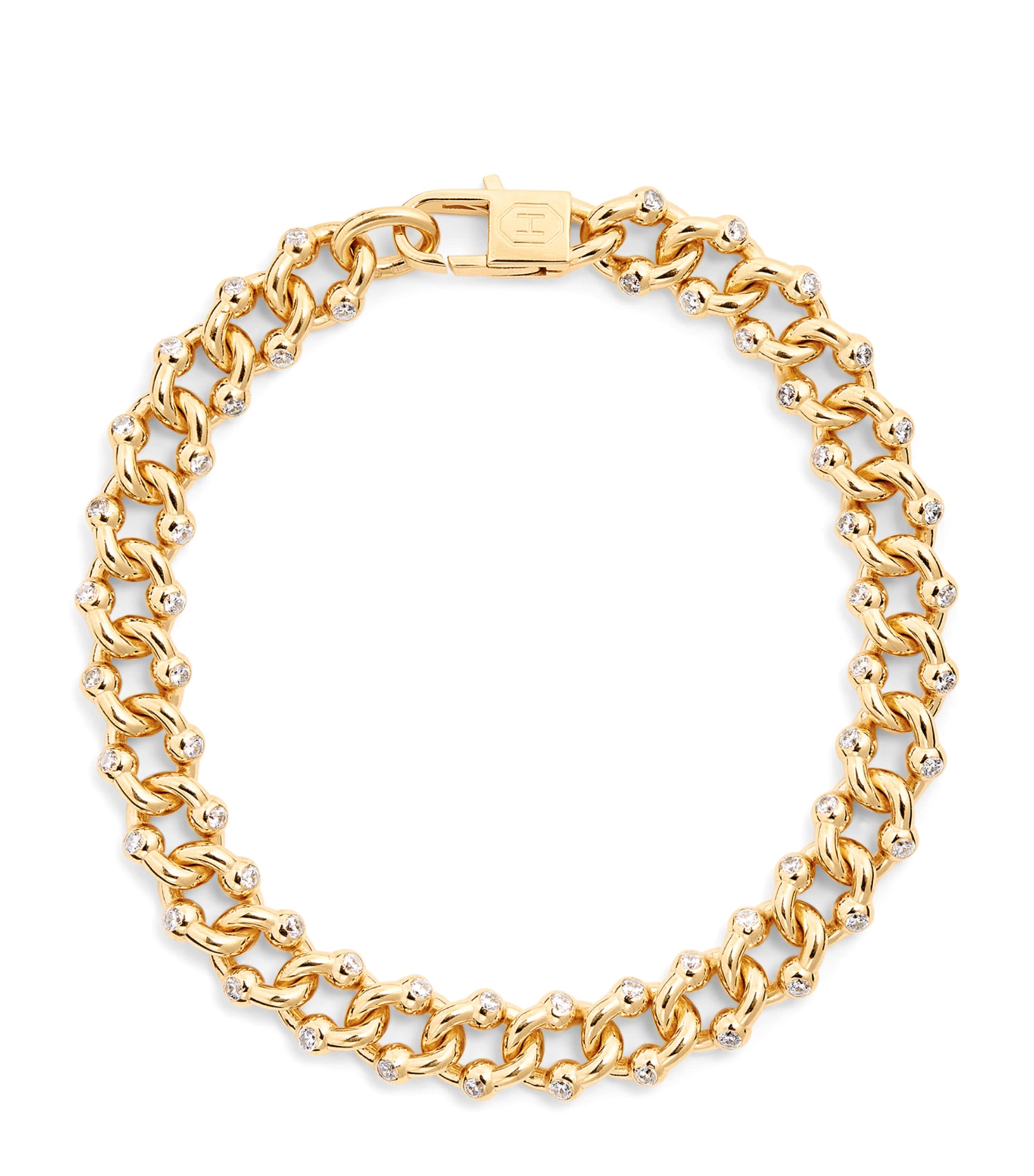 Hatton Labs Sterling Silver Chain Bracelet White / Gold Image 1