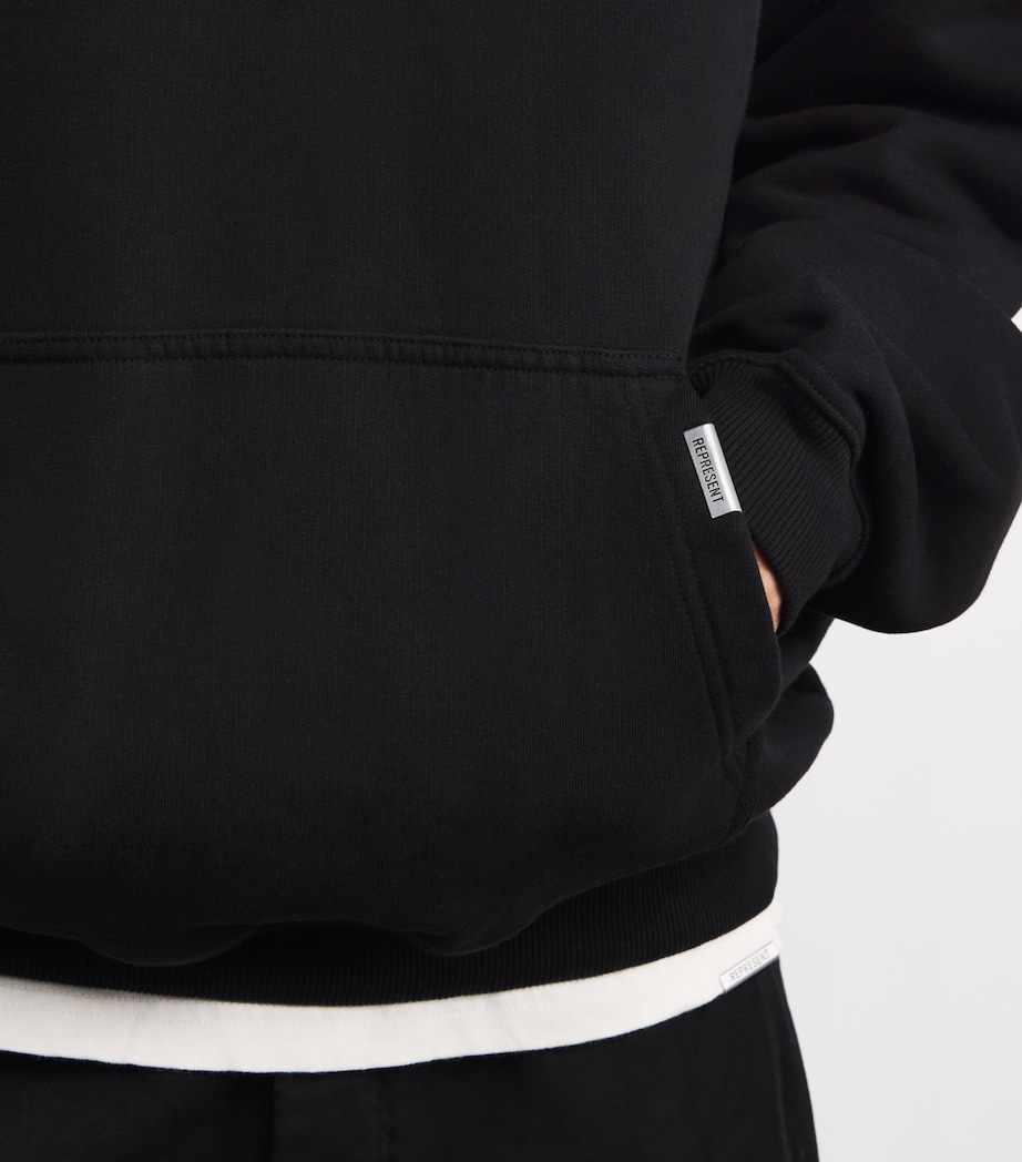 Cotton Legacy Cherub Hoodie JET BLACK Image 6
