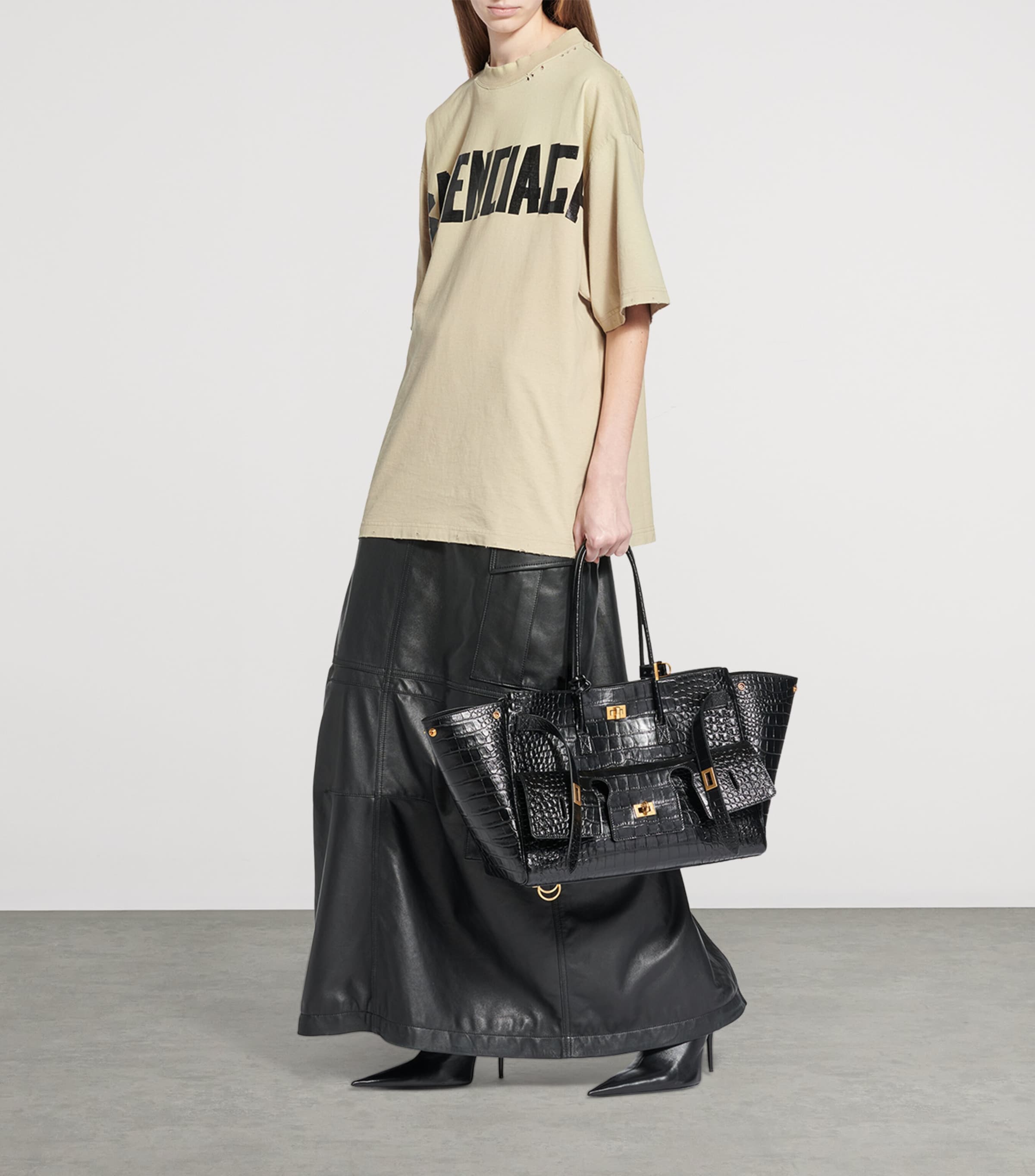 Oversized Tape Logo T-Shirt 9501 Image 6