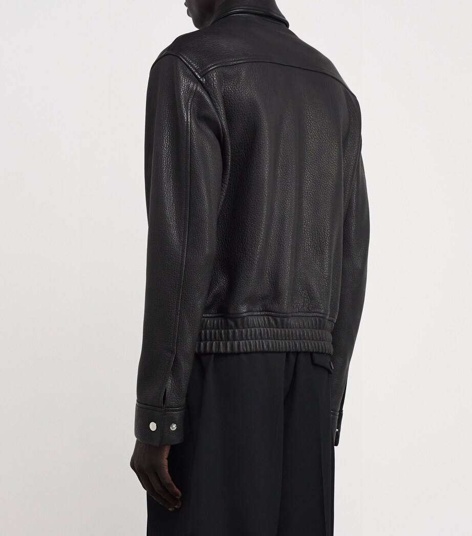 Starbust Leather Jacket BLACK Image 4