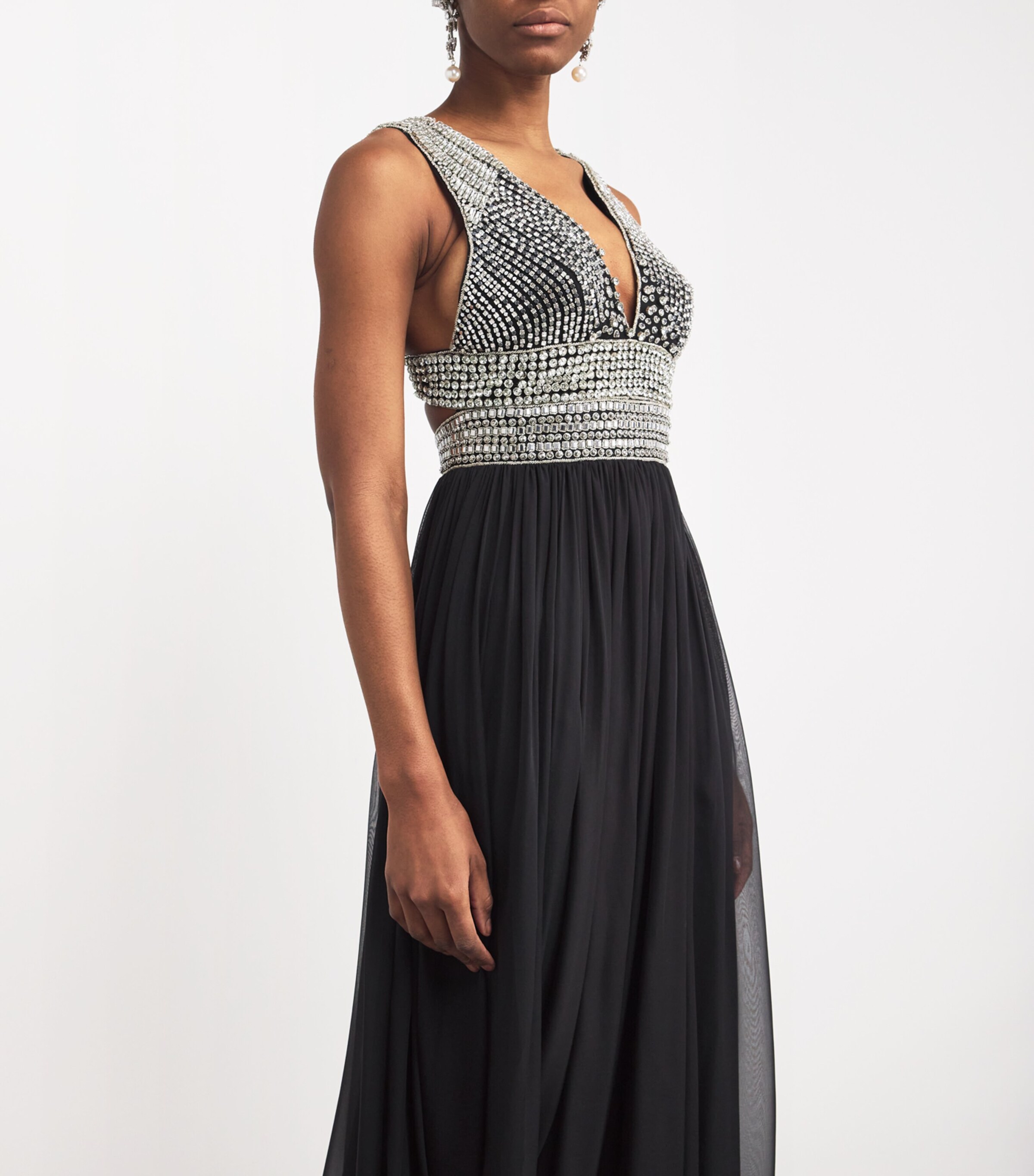 sachin and babi light blue dress Miami Gradient Chiffon One-Shoulder Cape Gown  On Sale Now with Up to 76%  Off
