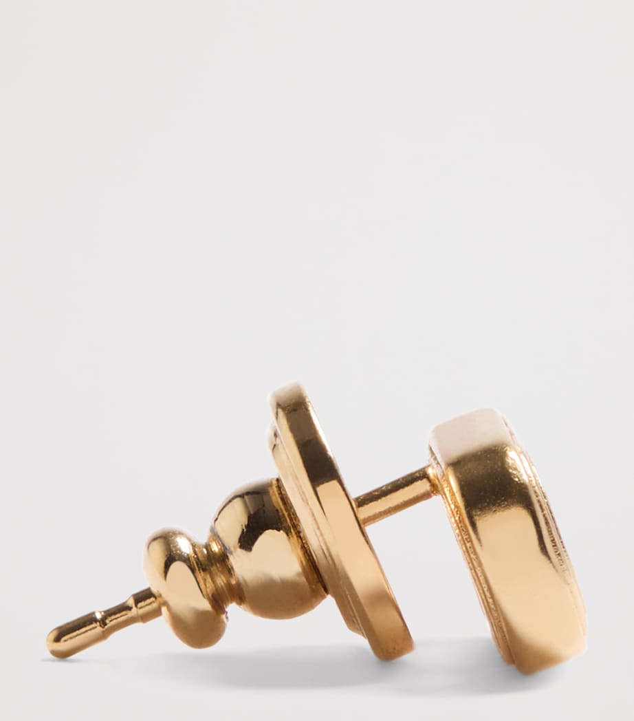VLogo Signature Stud Earrings L01 Image 4