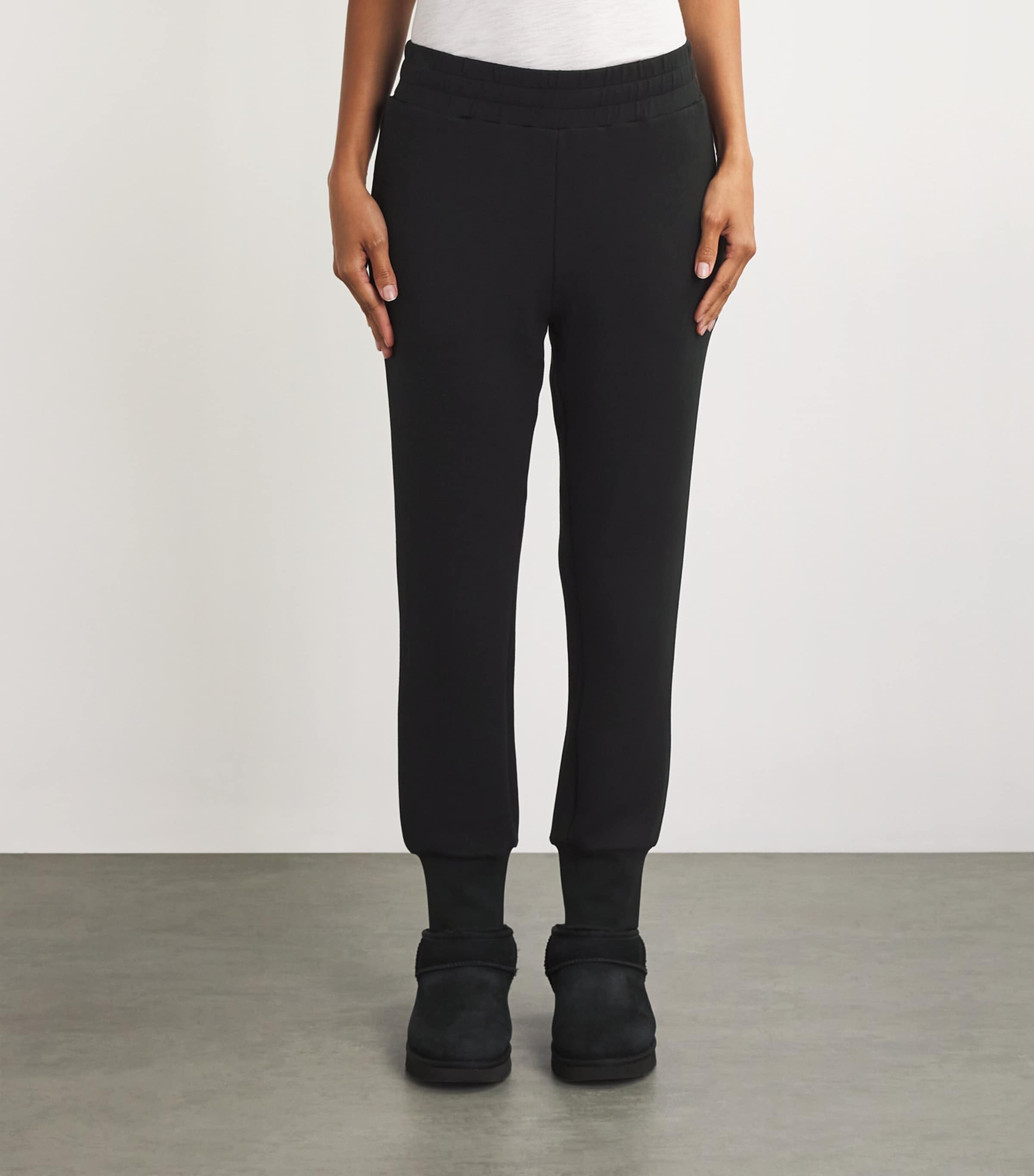 Varley Womens The Slim Cuff Sweatpants Black Image 3