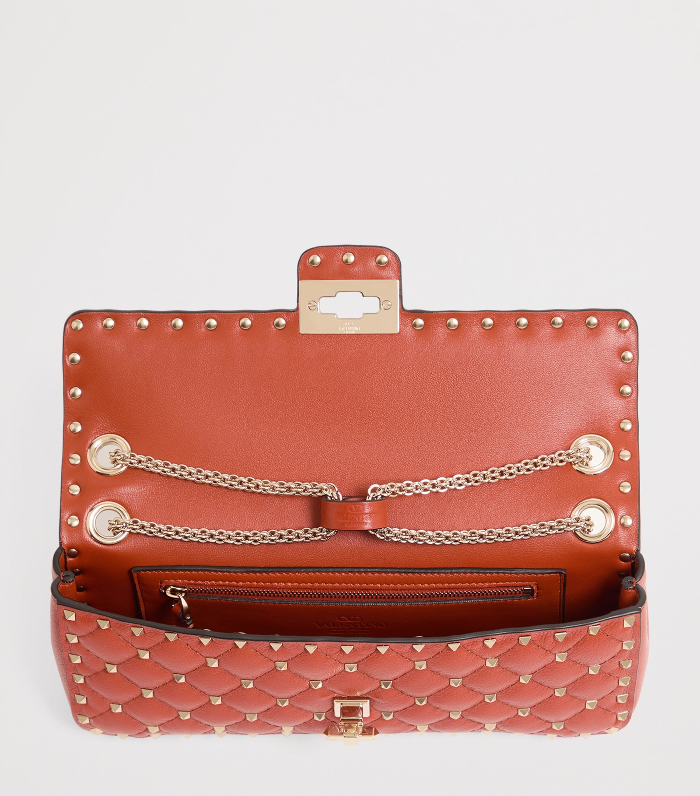 Valentino Garavani Medium Leather Rockstud Spike Shoulder Bag Image 5