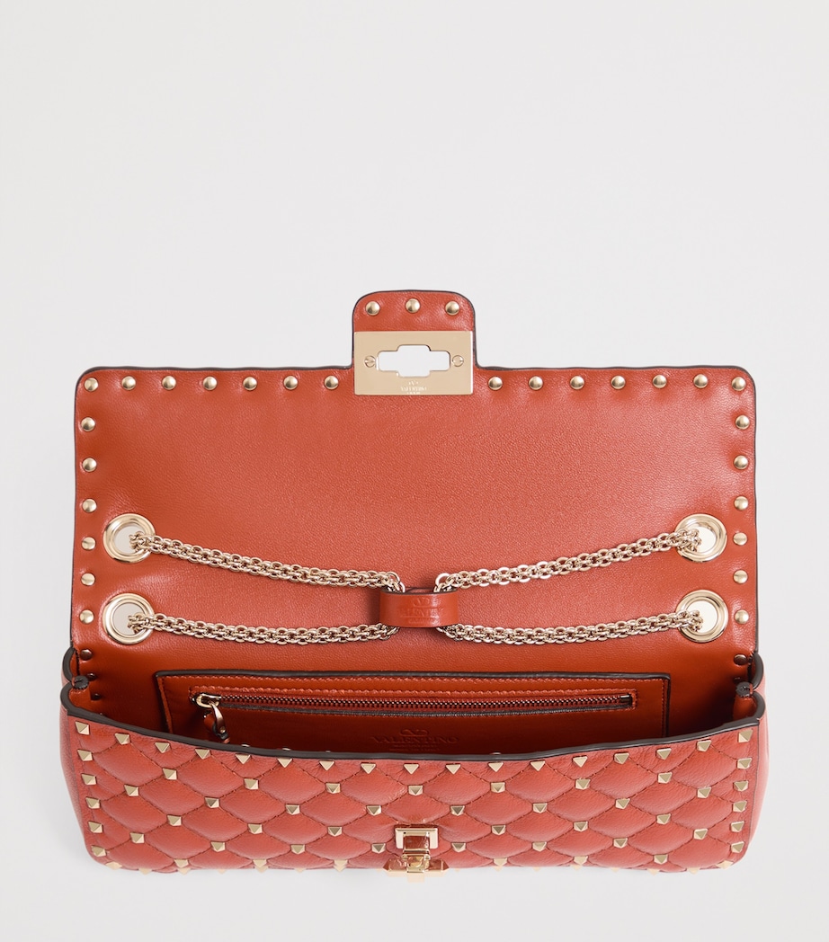 Valentino Garavani Medium Leather Rockstud Spike Shoulder Bag Image 5