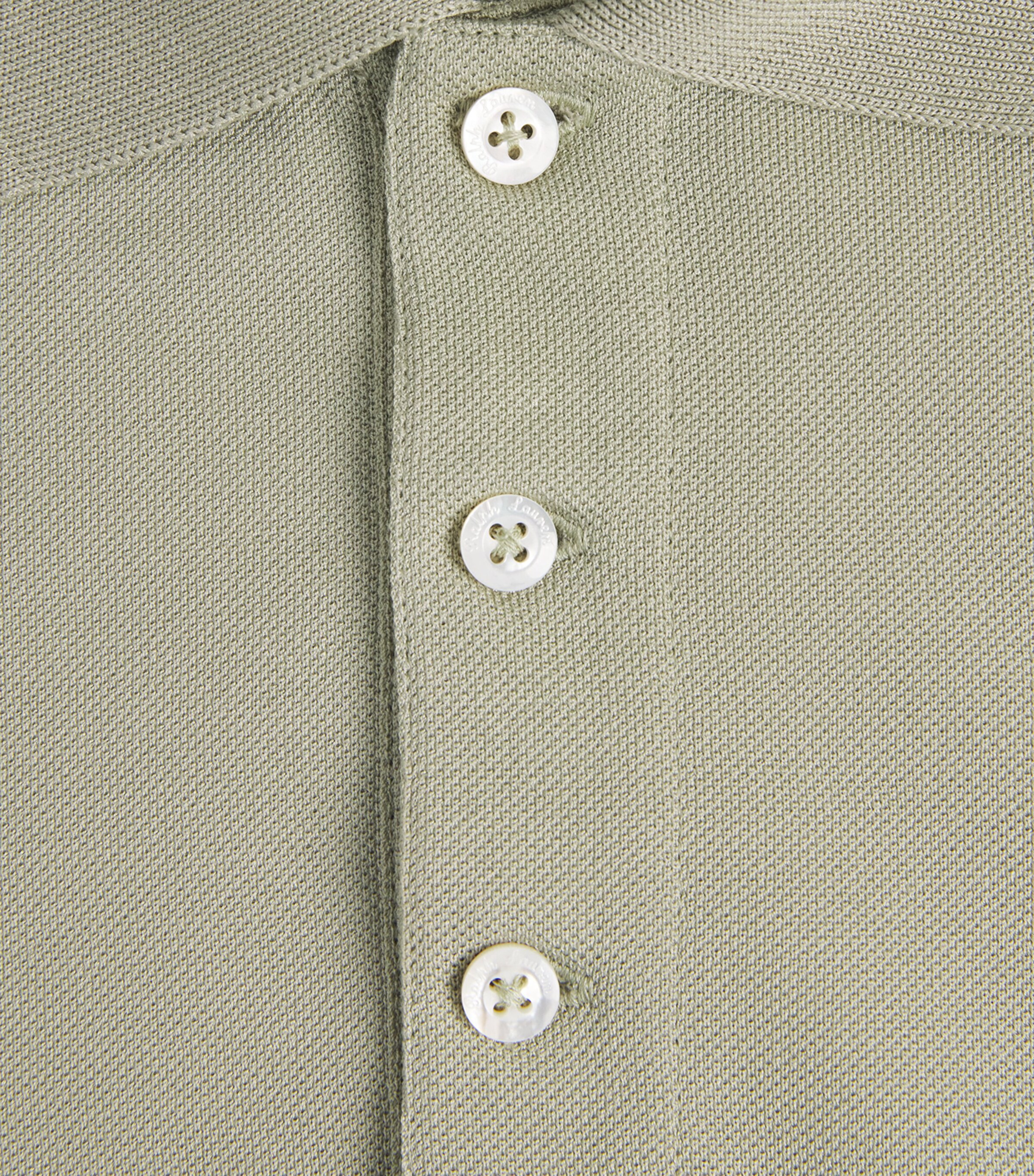 Ralph Lauren Purple Label Mens Cotton Logo Polo Shirt Green Image 6