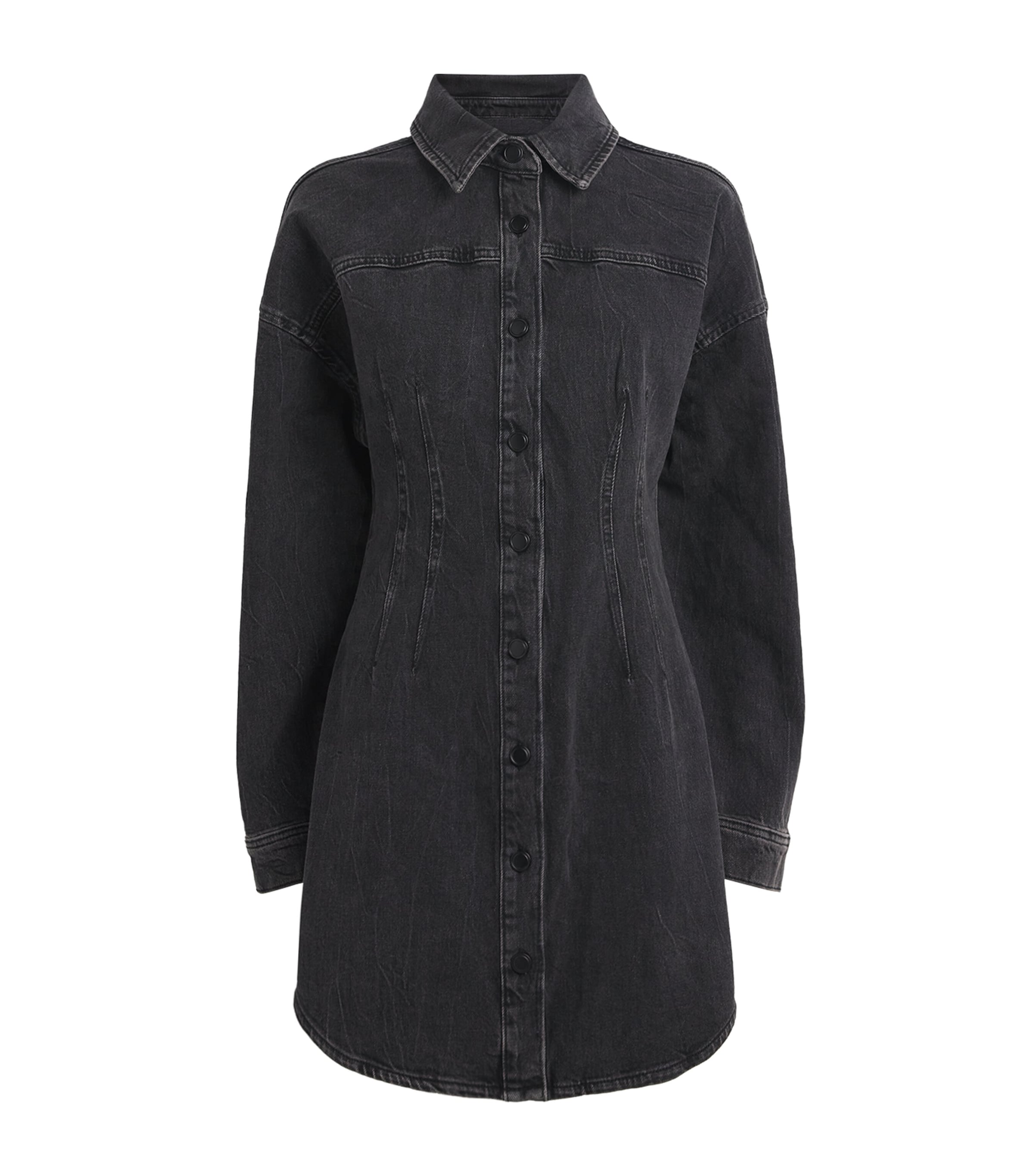 Denim Shaped Mini Dress K418 Image 1