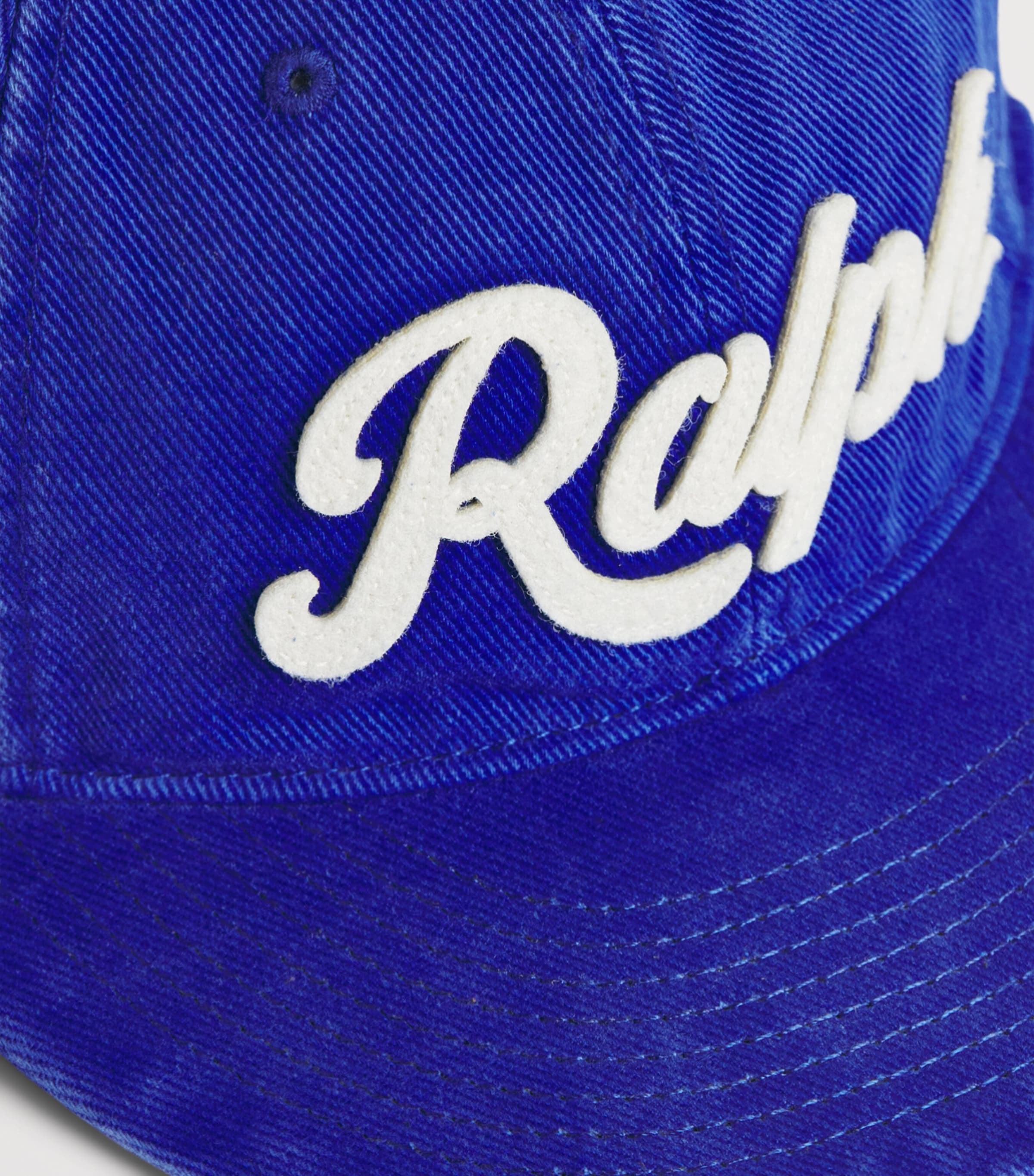 Polo Ralph Lauren Corduroy Script Baseball Cap Classic Azure Image 5