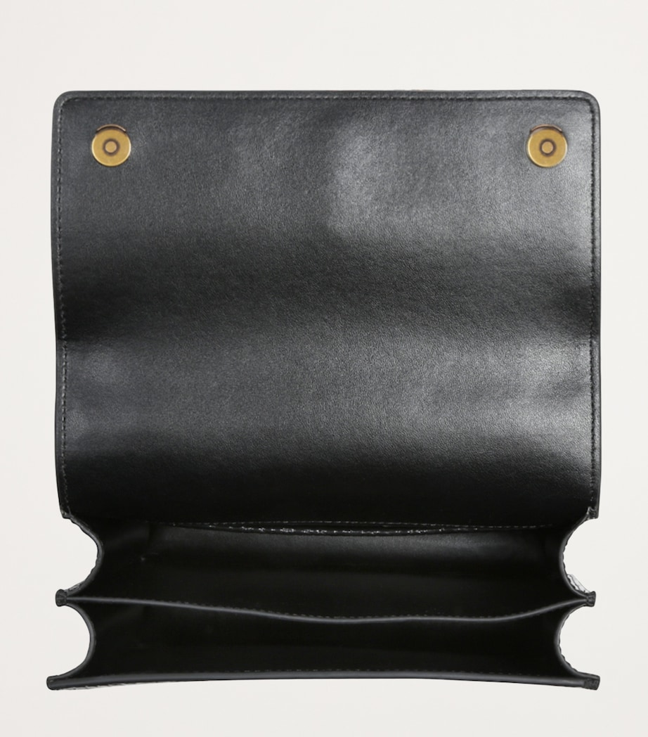 Kurt Geiger London Leather Shoreditch Cross-Body Bag Black Image 2