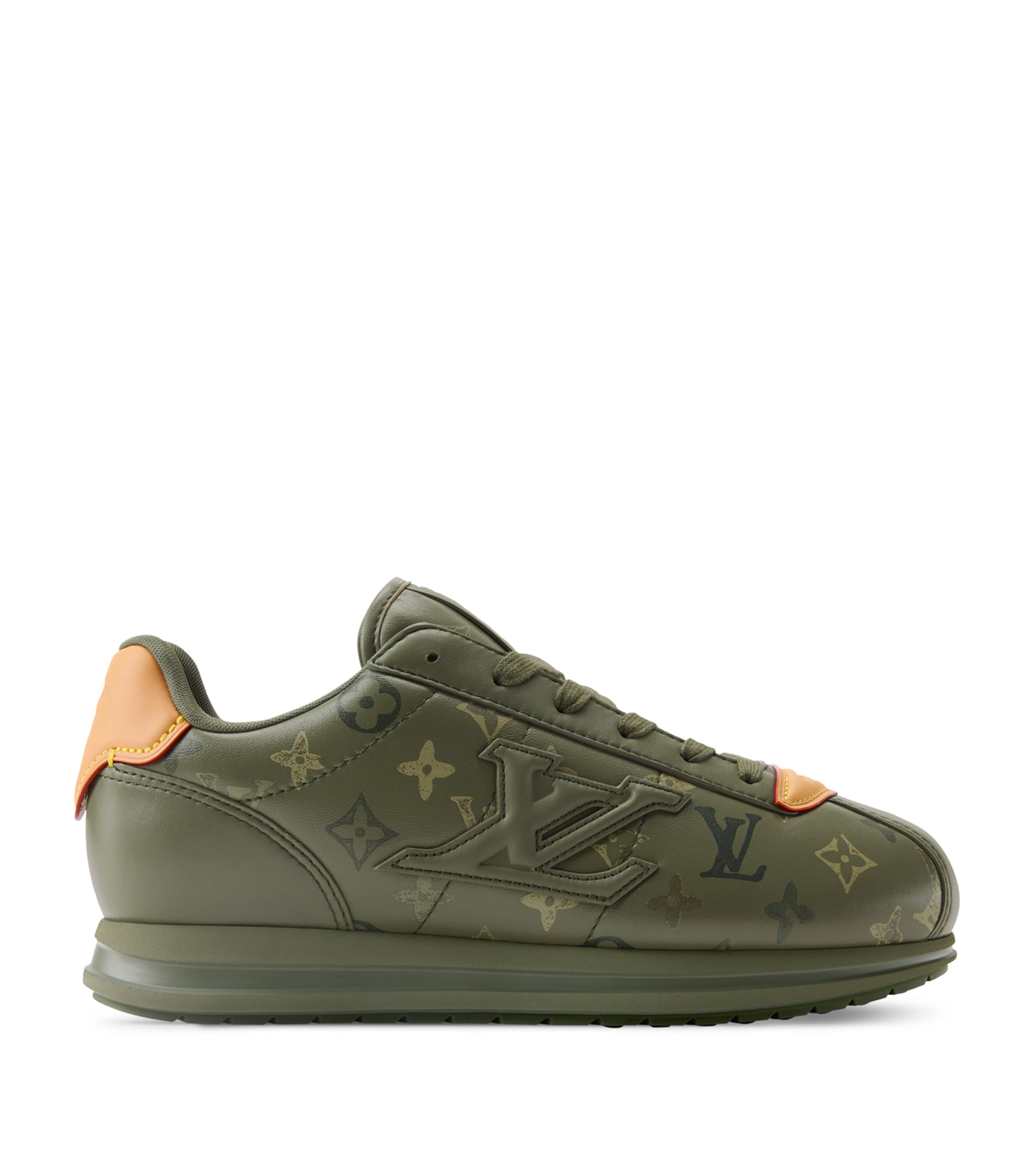 Leather Buttersoft Sneakers KHAKI GREEN Image 1