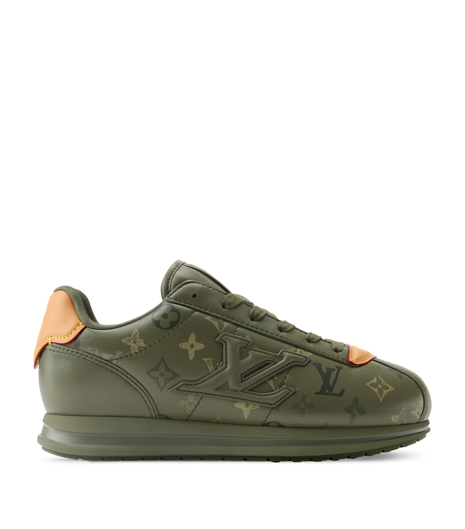 Leather Buttersoft Sneakers KHAKI GREEN Image 1