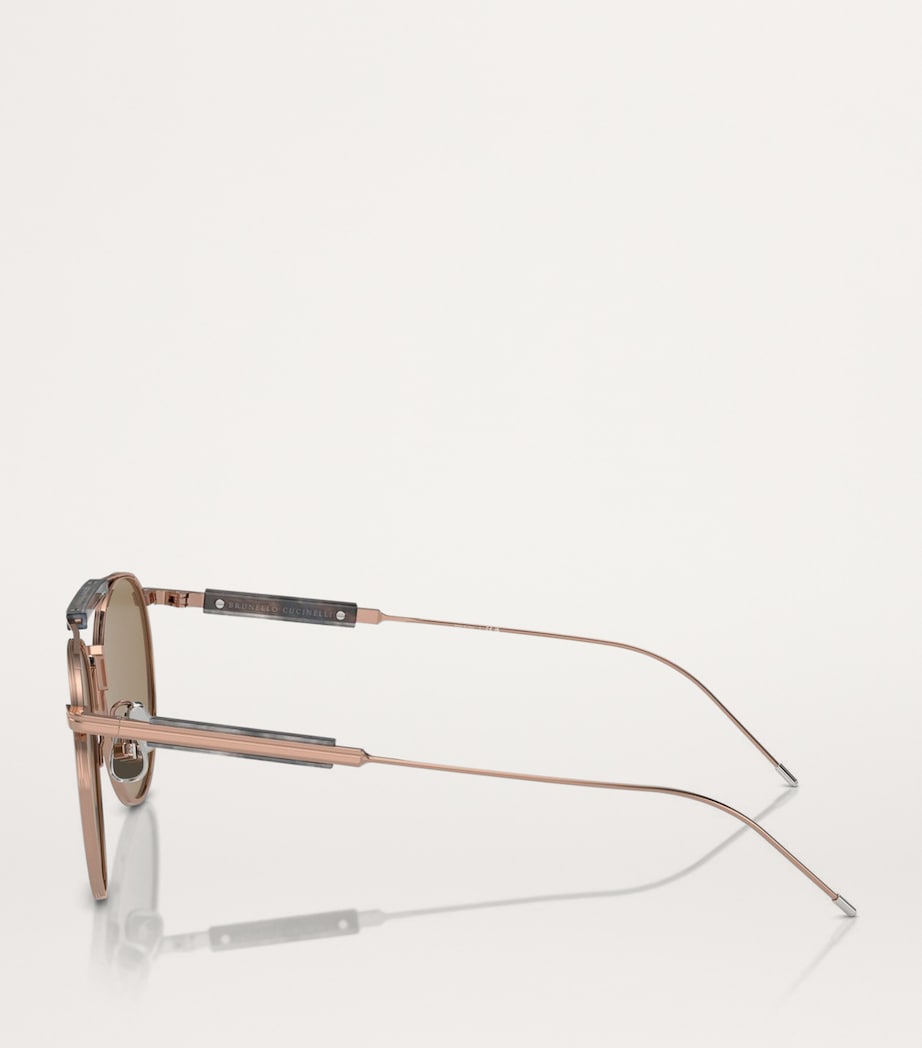 Brunello Cucinelli Titanium BC2004ST Sunglasses Image 3