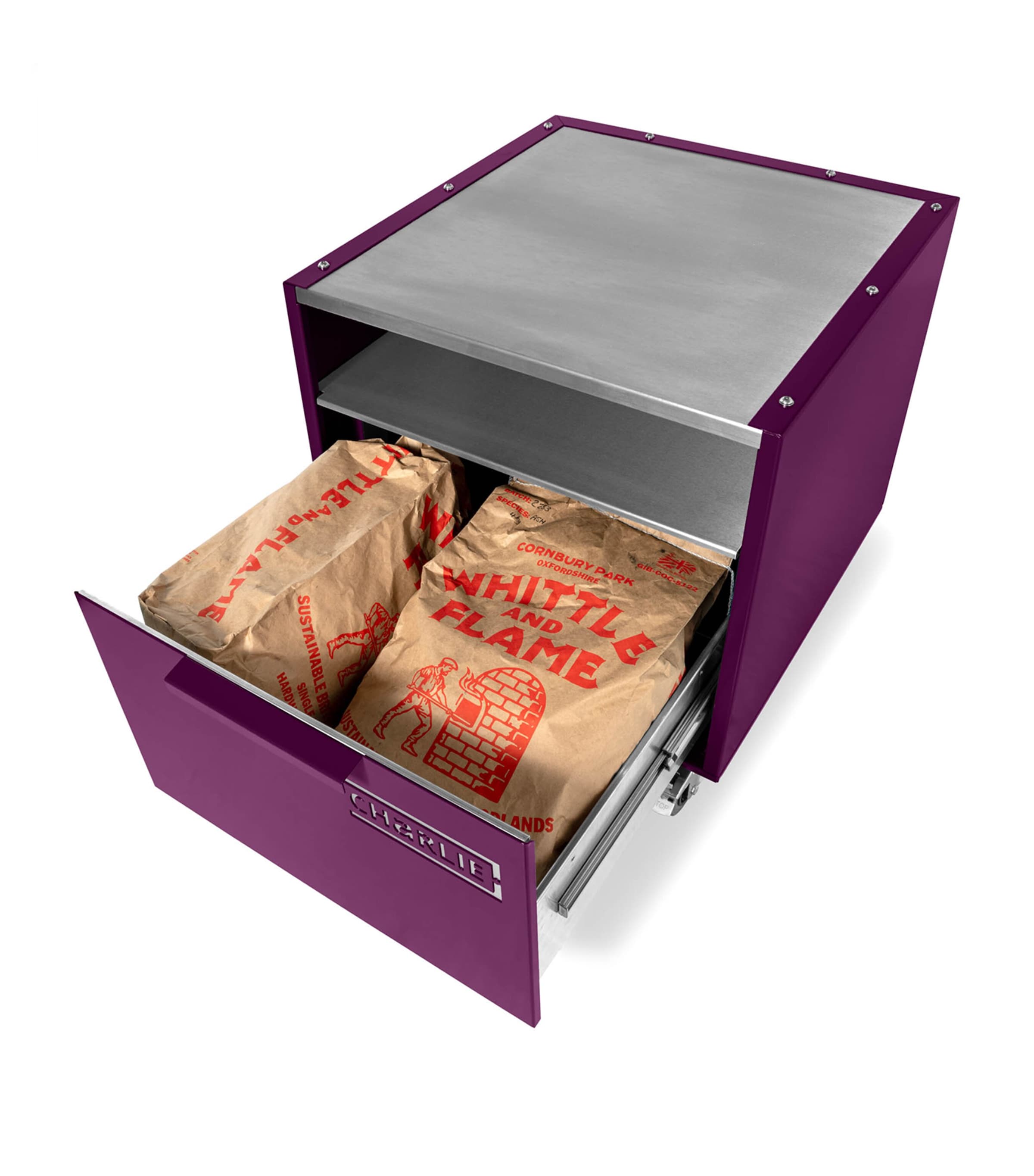 Charlie Outdoor Island Cabinet BEETROOT Image 3