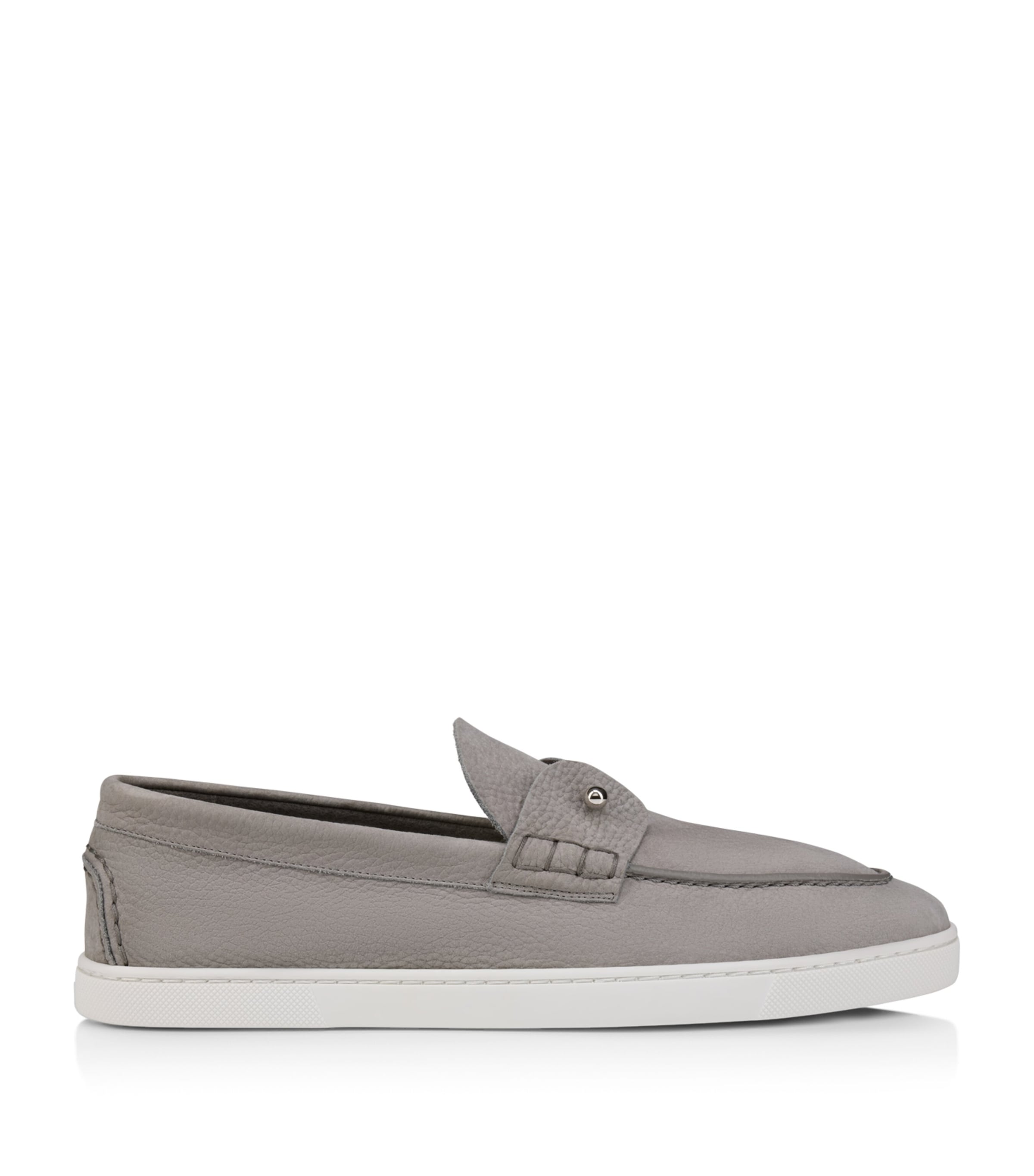 Christian Louboutin Chambeliboat Leather Boat Shoes Image 1