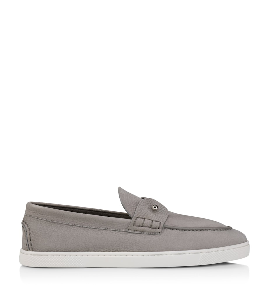 Christian Louboutin Chambeliboat Leather Boat Shoes Image 1