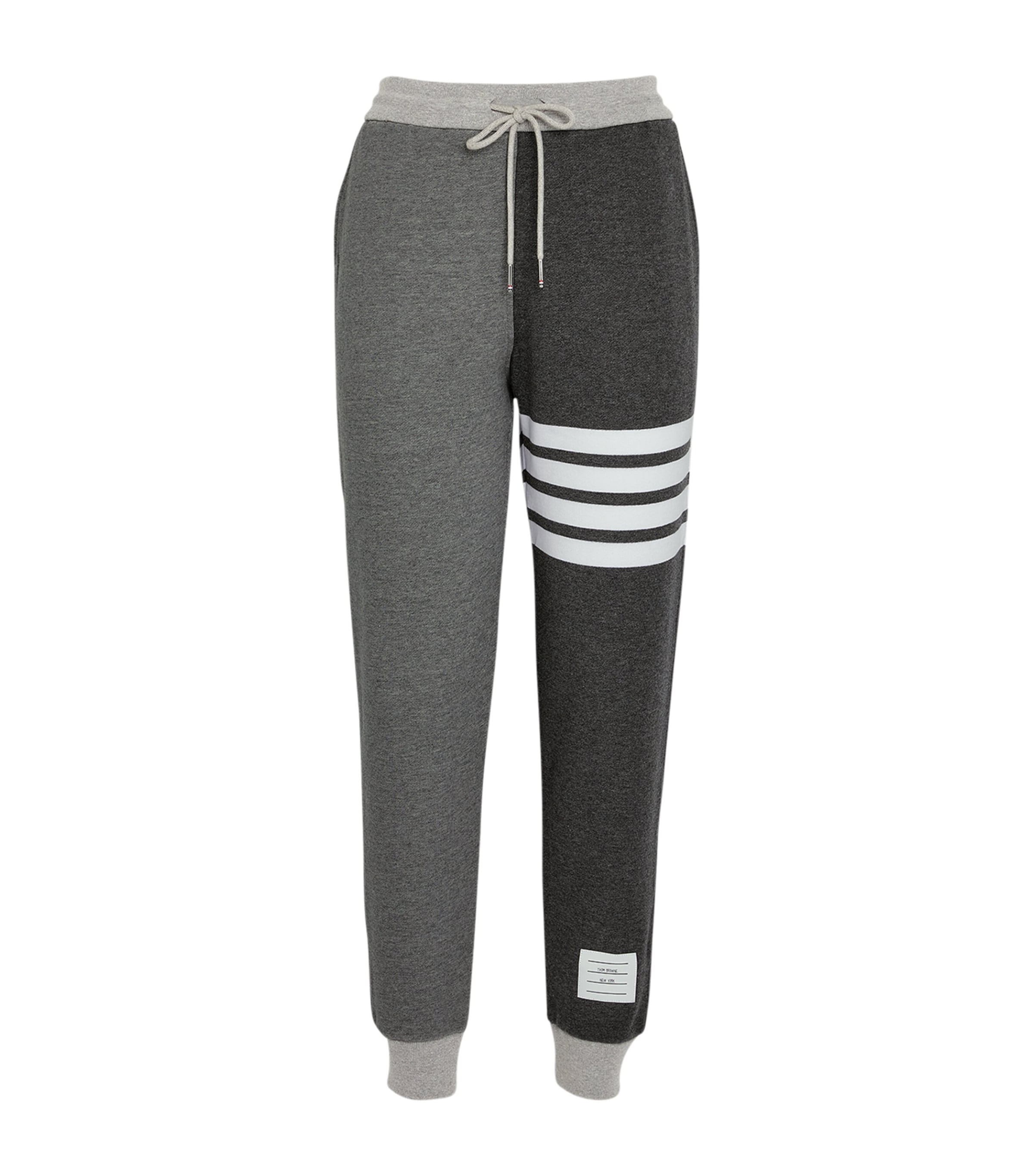 Shop Thom Browne 4-bar Sweatpants In Grey