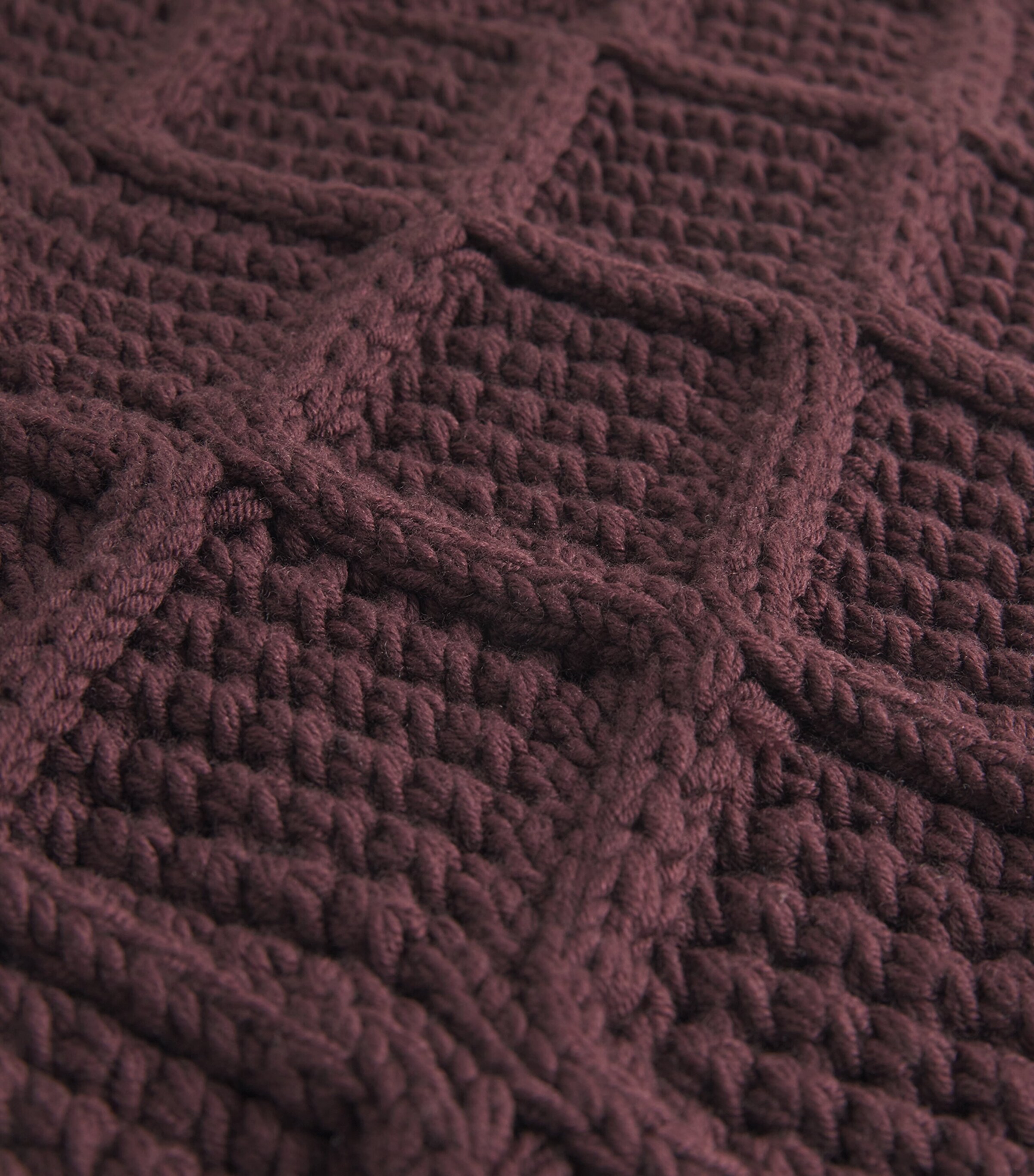 Wool Openwork-Cable Knit Sweater Vest MOSTO Image 5