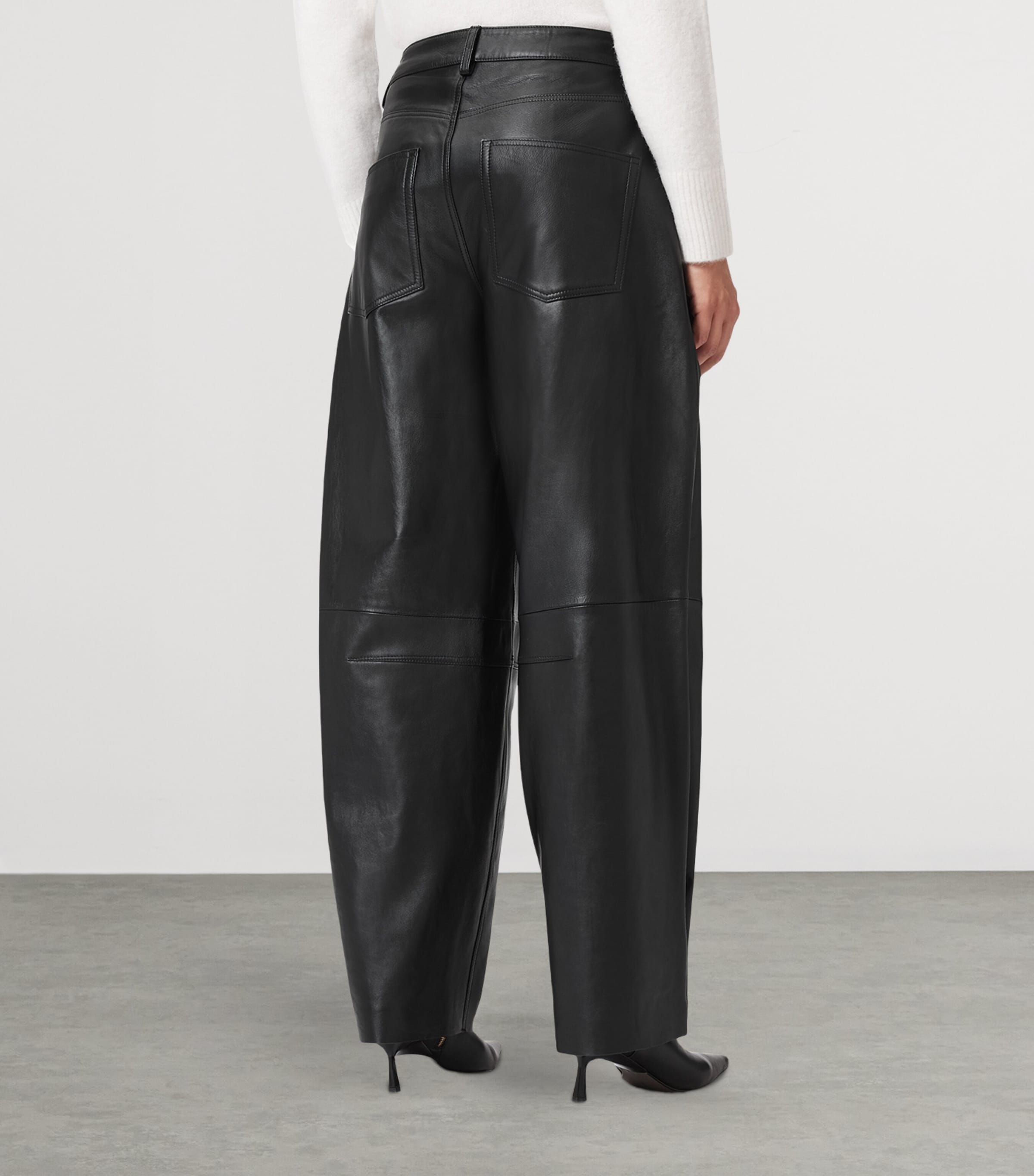 Leather Jett Lea Trousers BLACK Image 5