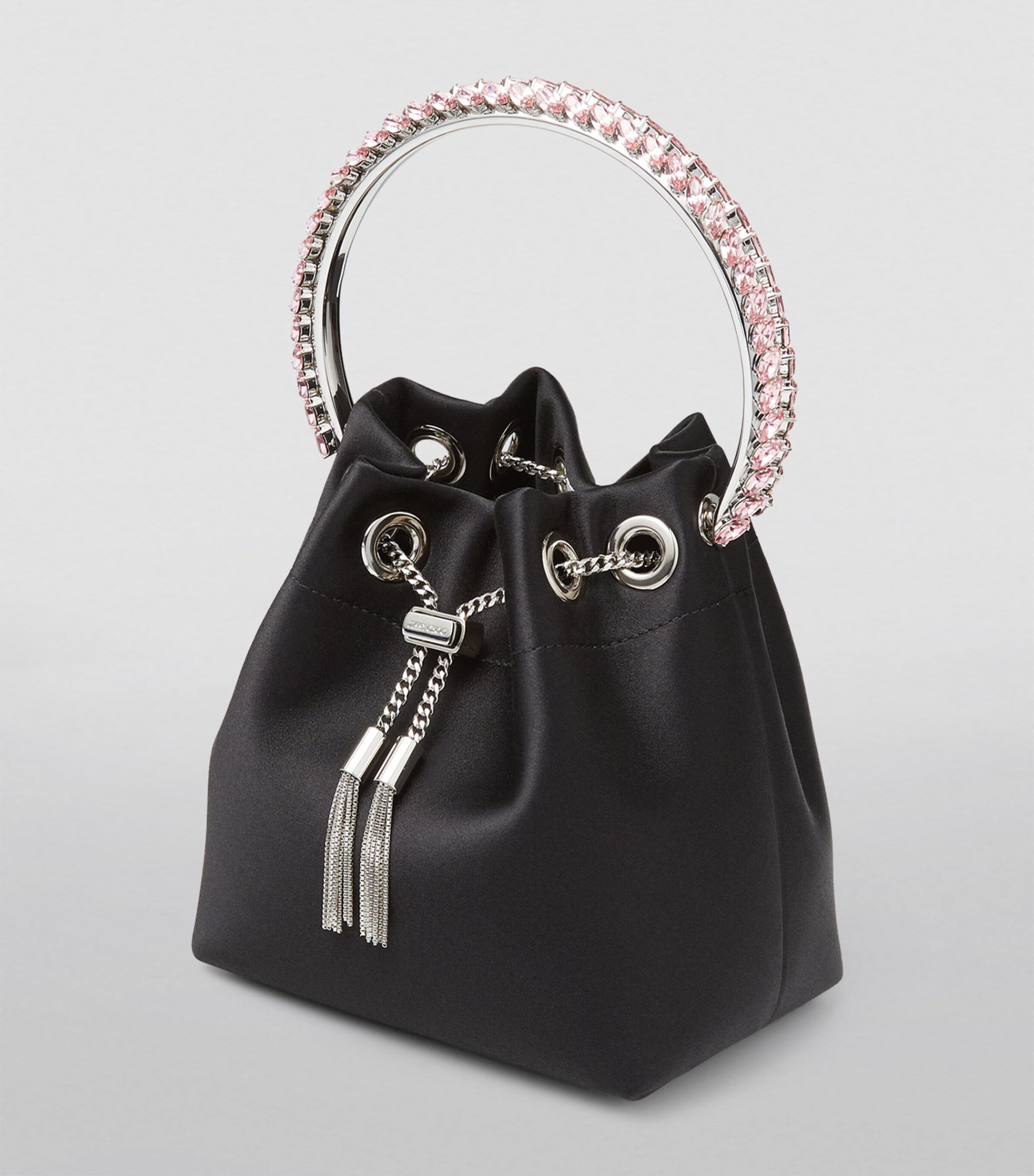 Bon Bon Top-Handle Bag BLACK/CRYSTAL Image 2