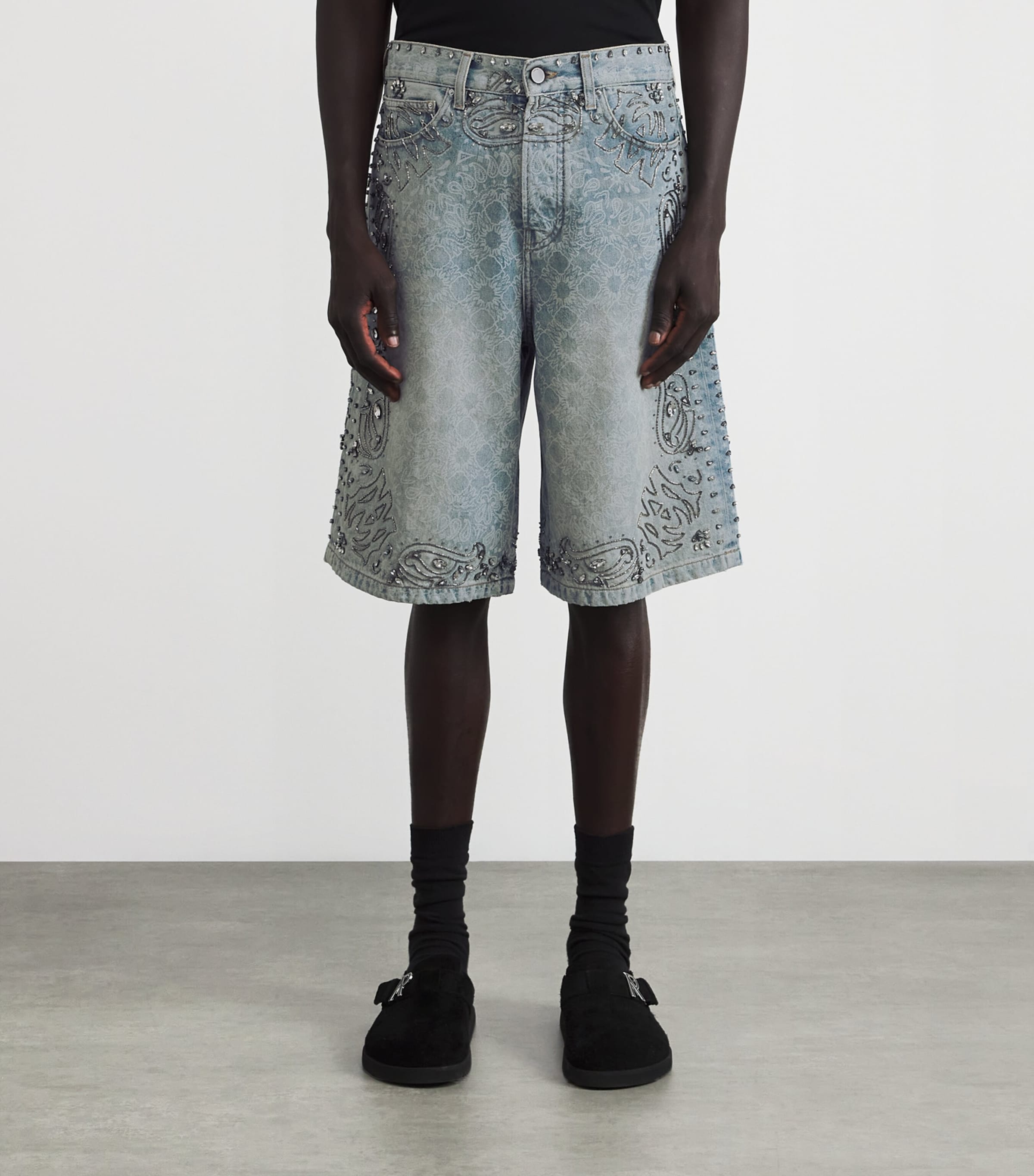 MMA×ranor BANDANA DENIM SHORTS MMA18-56 MMA×ranor BANDANA DENIM SHORTS MMA18-56