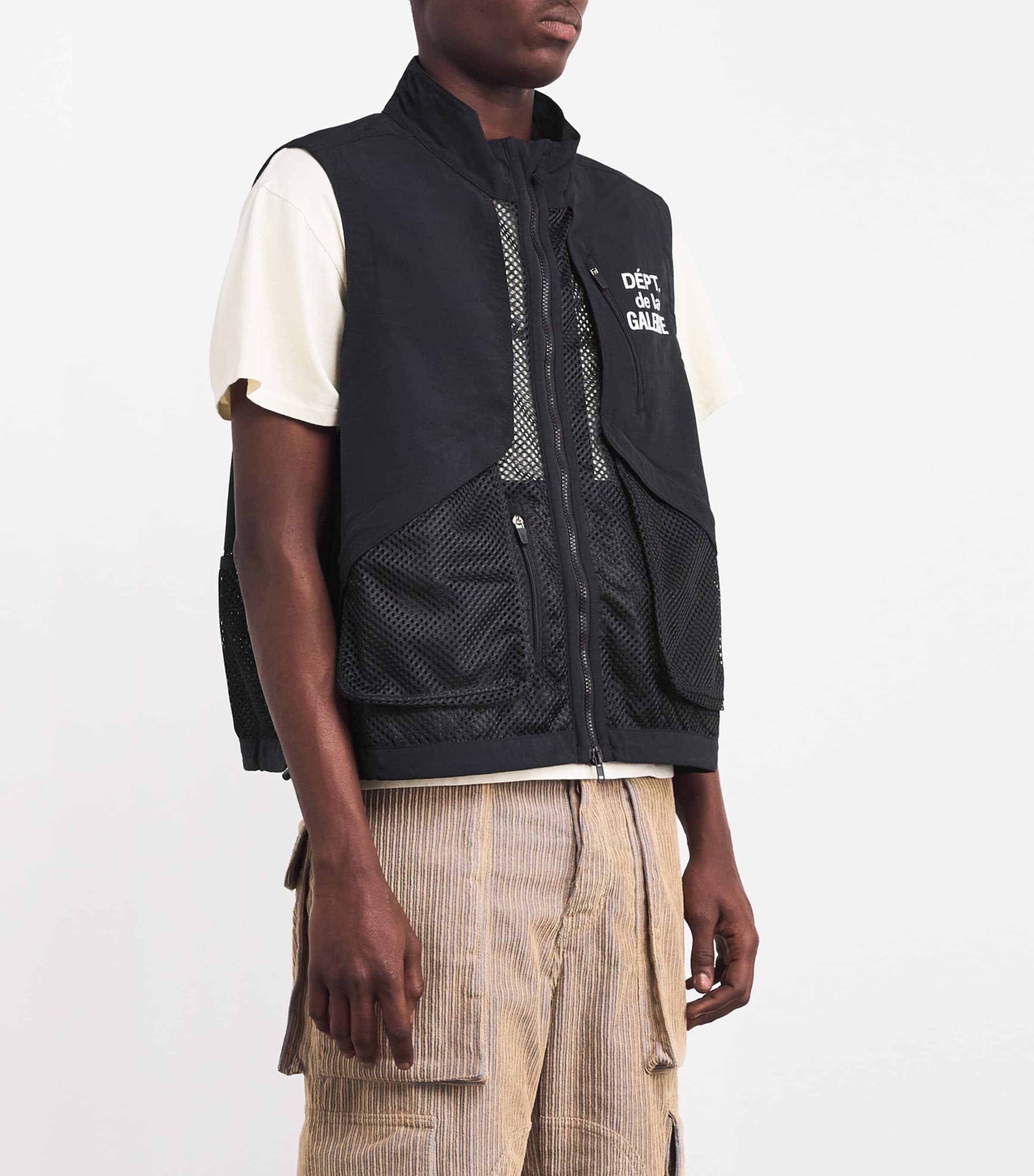 Everglades Mesh-Insert Vest BLACK Image 3