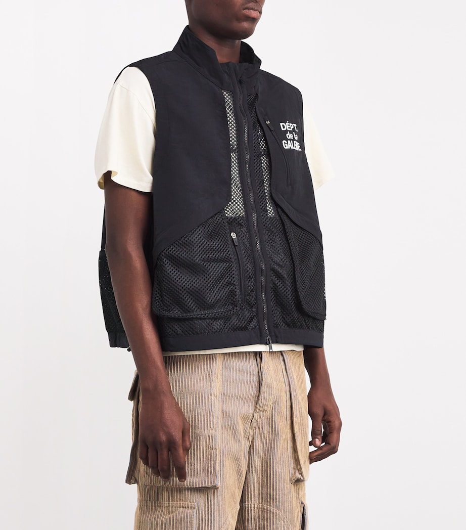 Everglades Mesh-Insert Vest BLACK Image 3