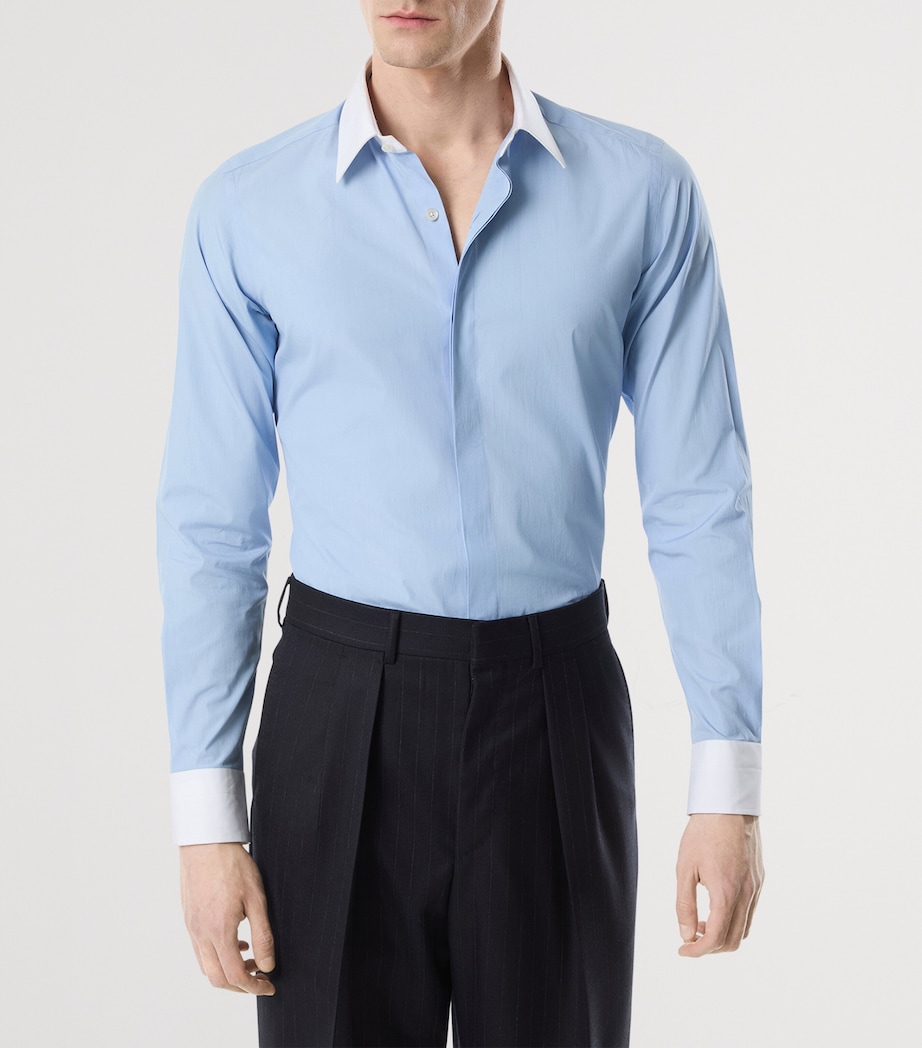 Cotton Contrast-Trim Shirt UCP Image 3