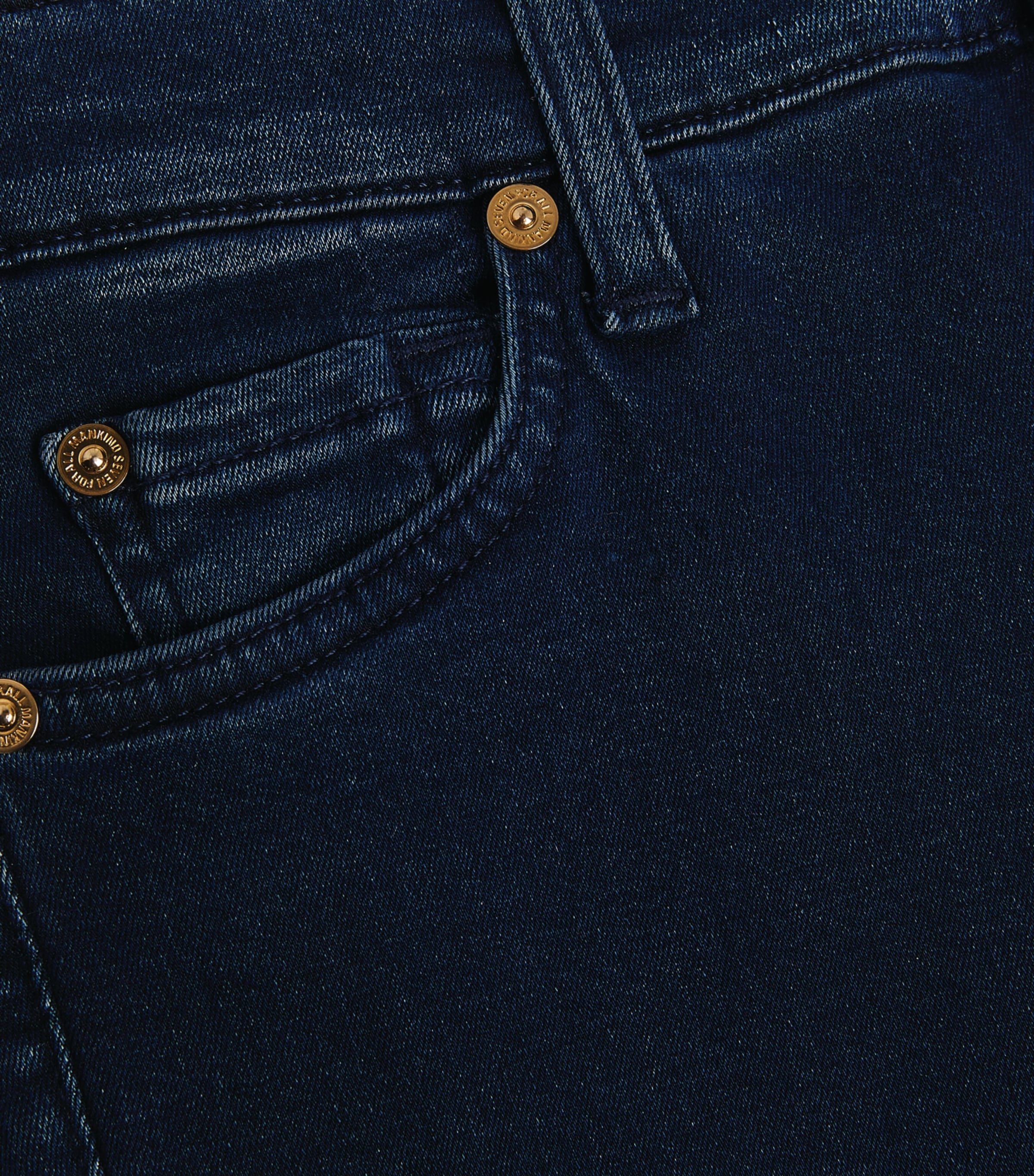 Slim Illusion Luxe High-Rise Skinny Jeans NAVY Image 5