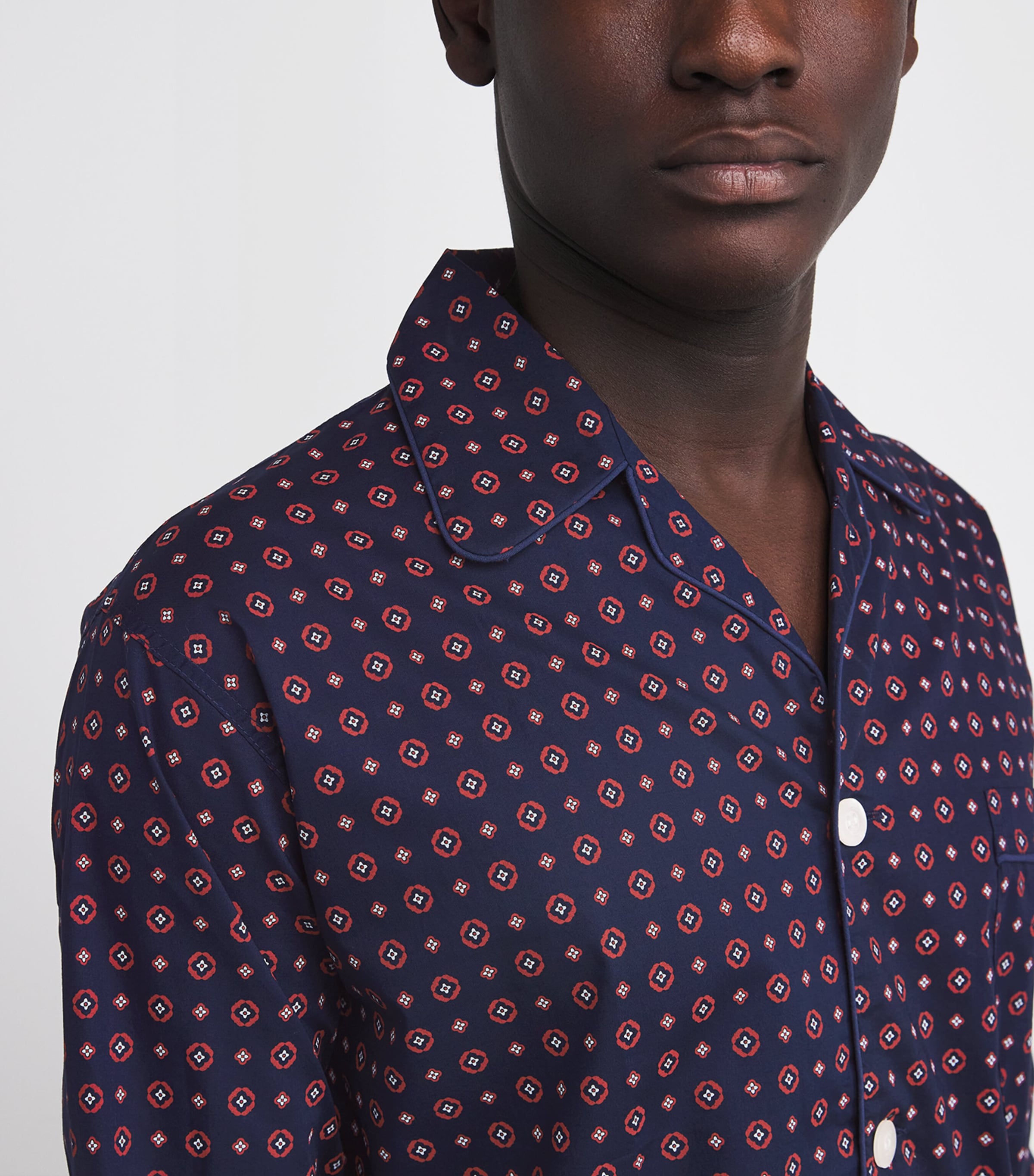 Cotton Printed Nelson Pyjama Set 107NAV Image 6