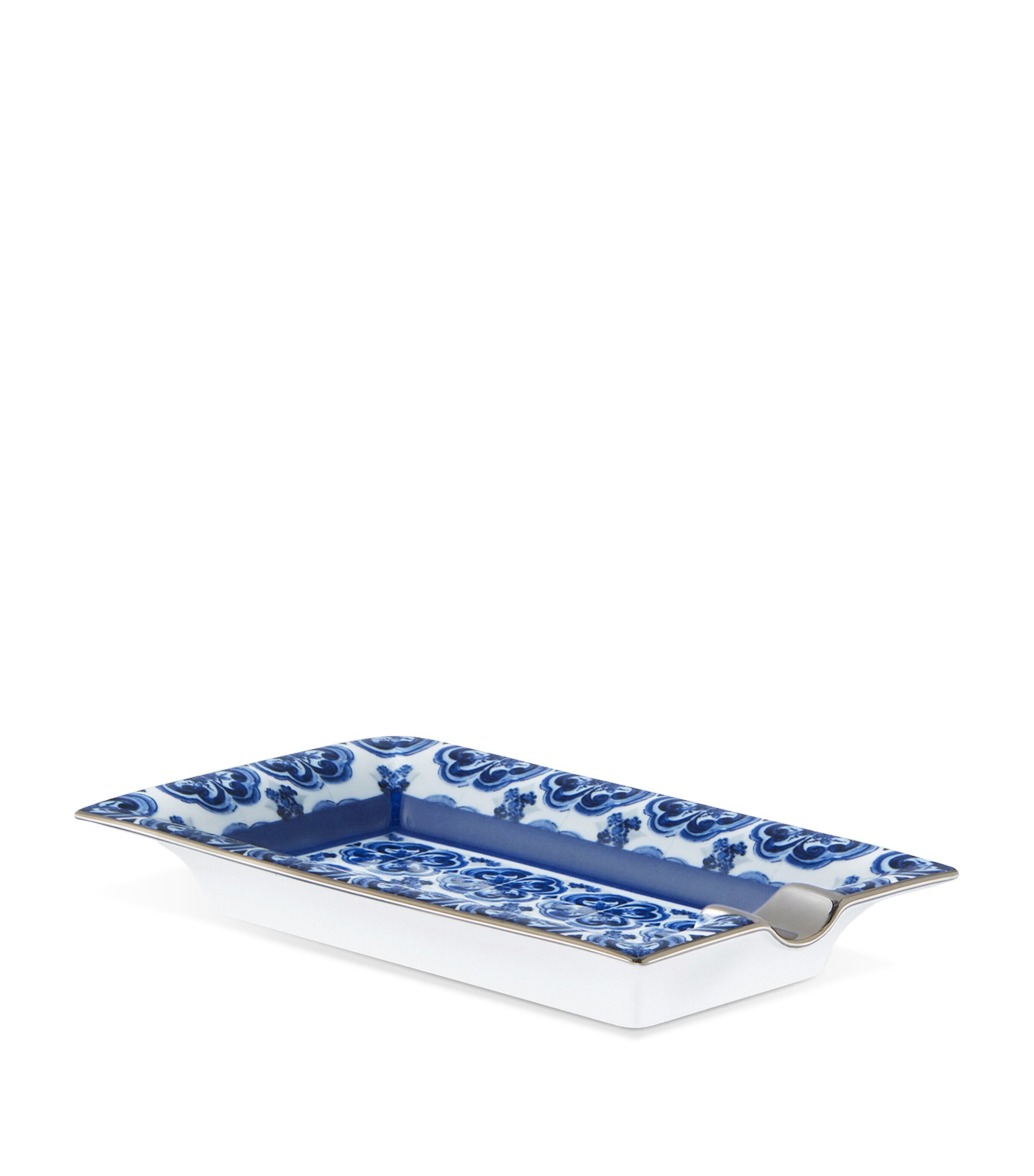 Dolce&Gabbana Casa Blu Mediterraneo Ashtray Fiore Pic Blu Image 4