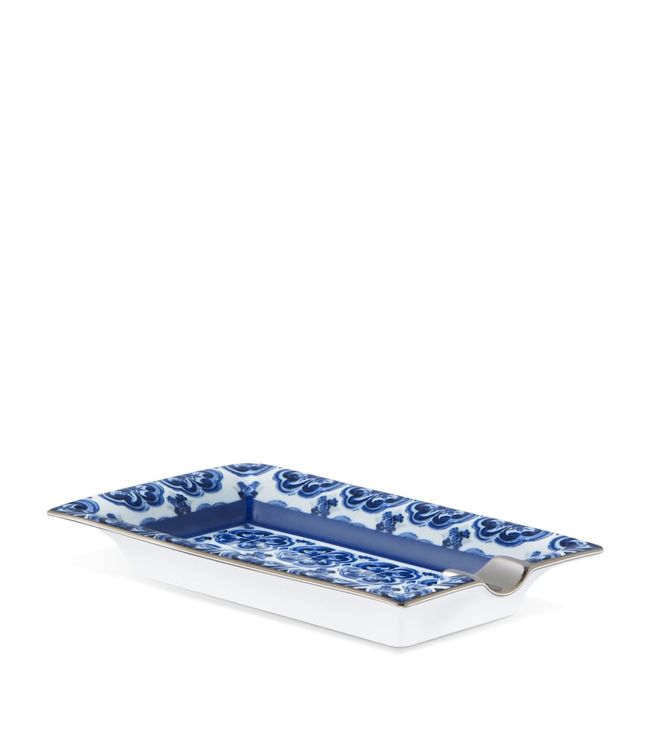 Dolce&Gabbana Casa Blu Mediterraneo Ashtray Fiore Pic Blu Image 4
