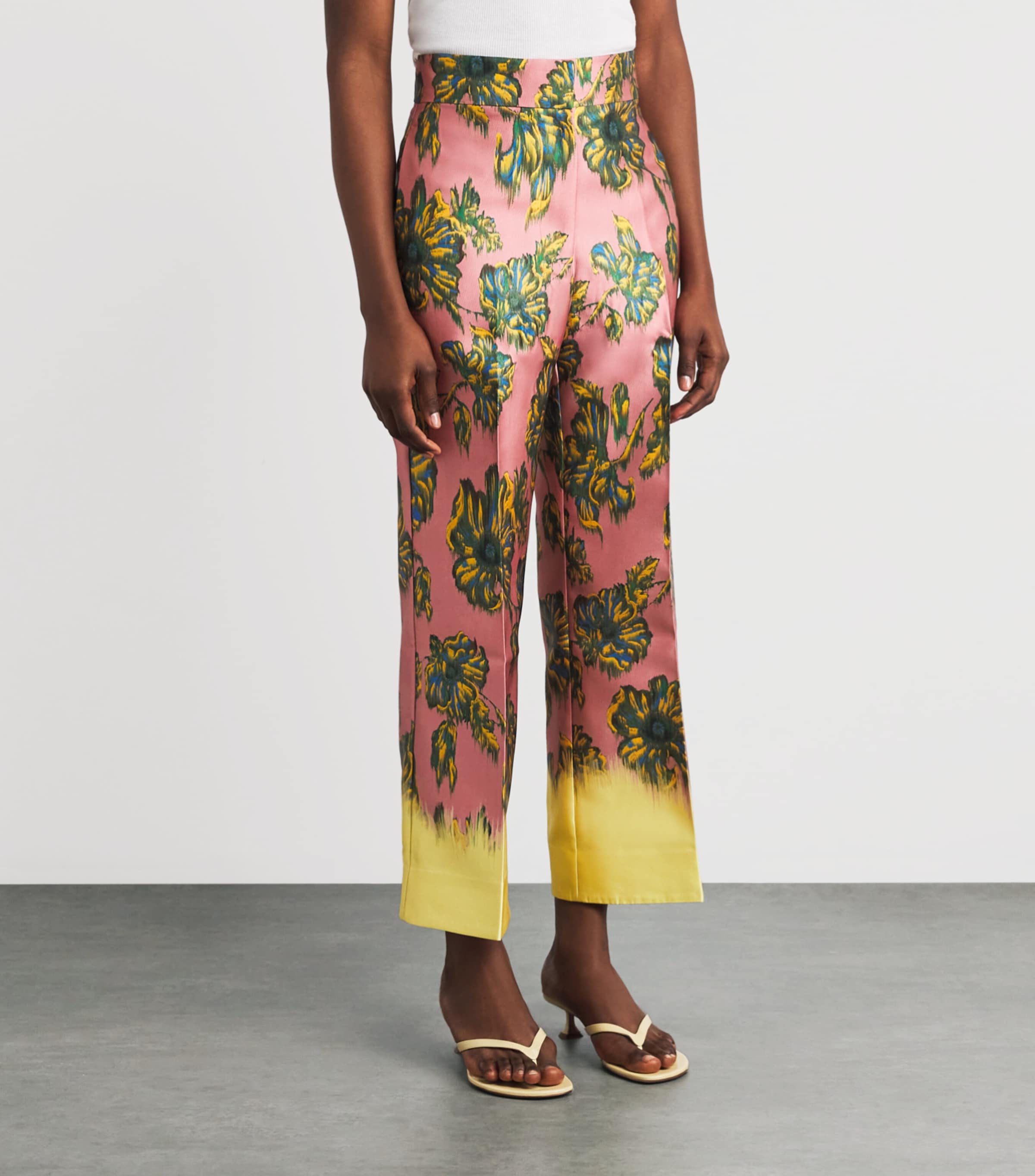 ALEMAIS Womens Wide-Leg Faye Trousers Image 4
