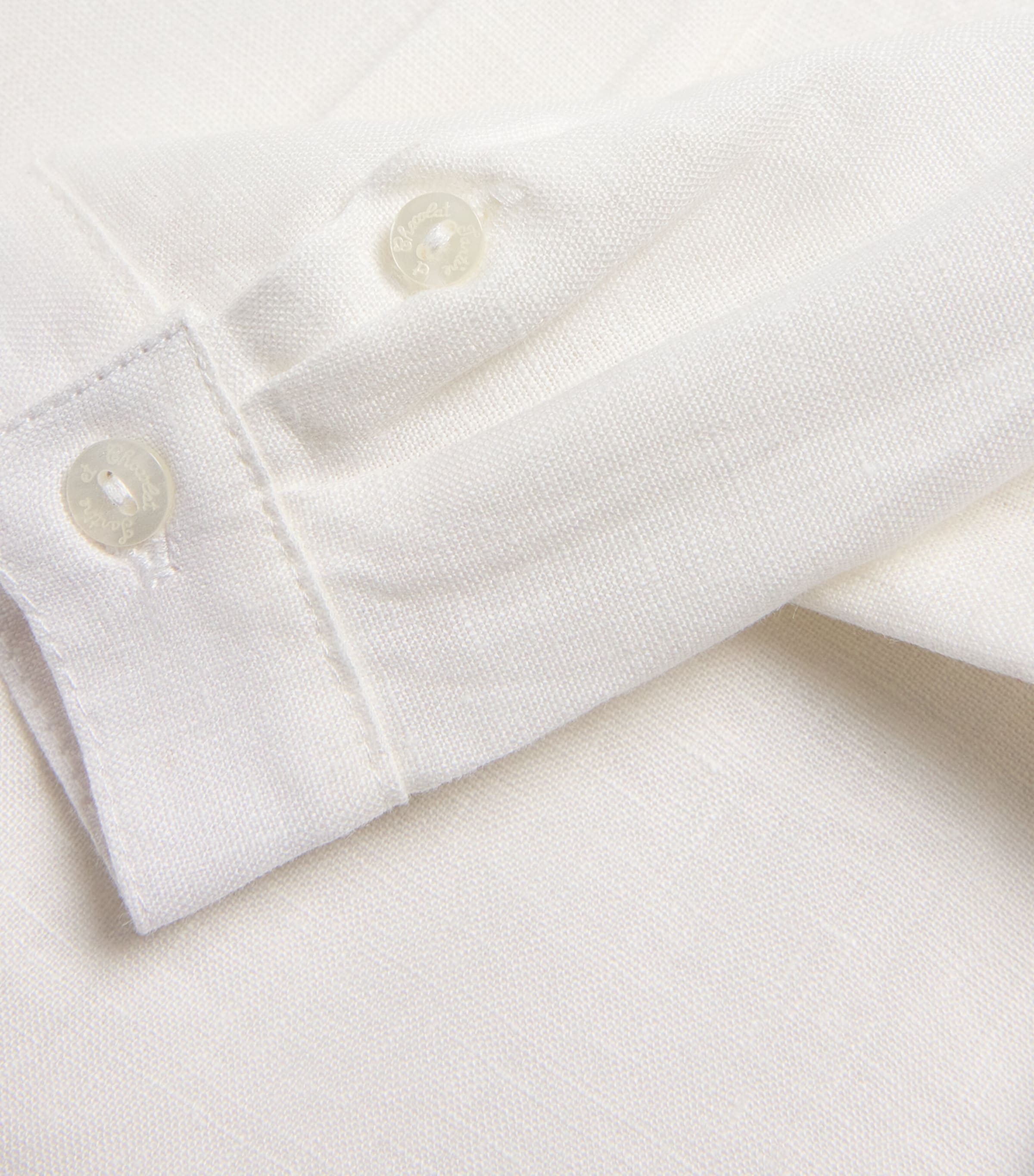 Tartine et Chocolat Linen Shirt (3 Months-4 Years) Blanc Image 3
