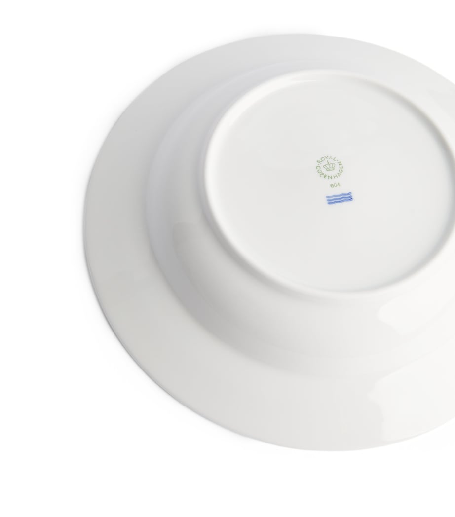 White Fluted Deep Plate (21cm) WHITE Image 2