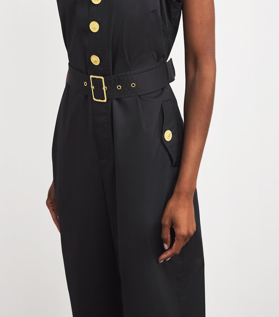 Belted Branca Jumpsuit BLACK Image 6