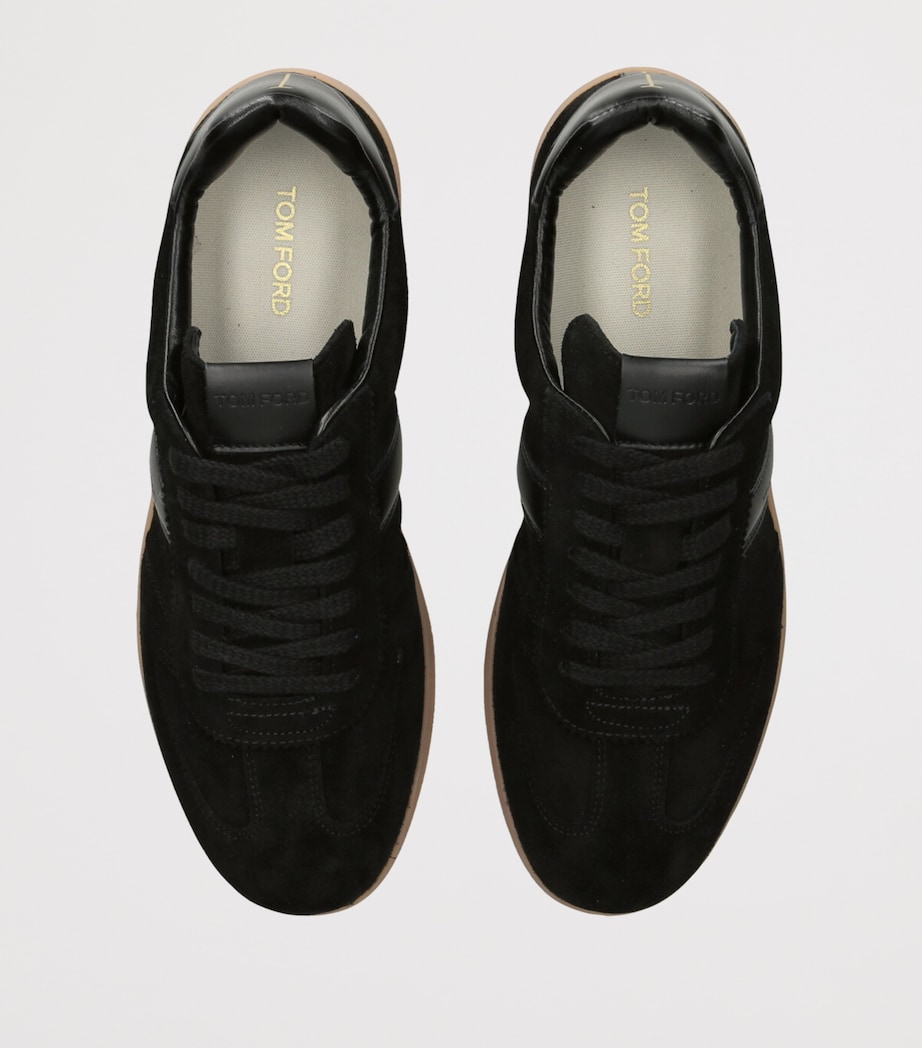 Suede T Sneakers BLACK Image 4