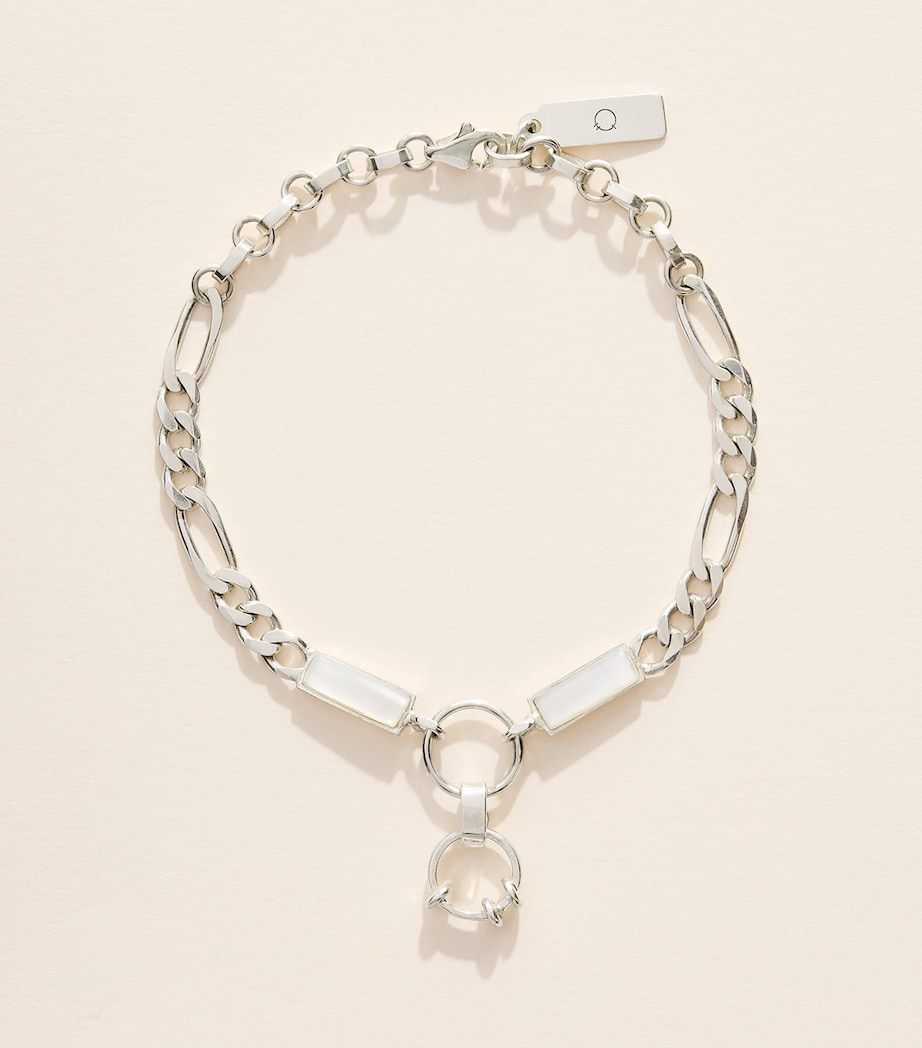 FYR Sterling Silver and Pearl White Club Bracelet Silver Image 1