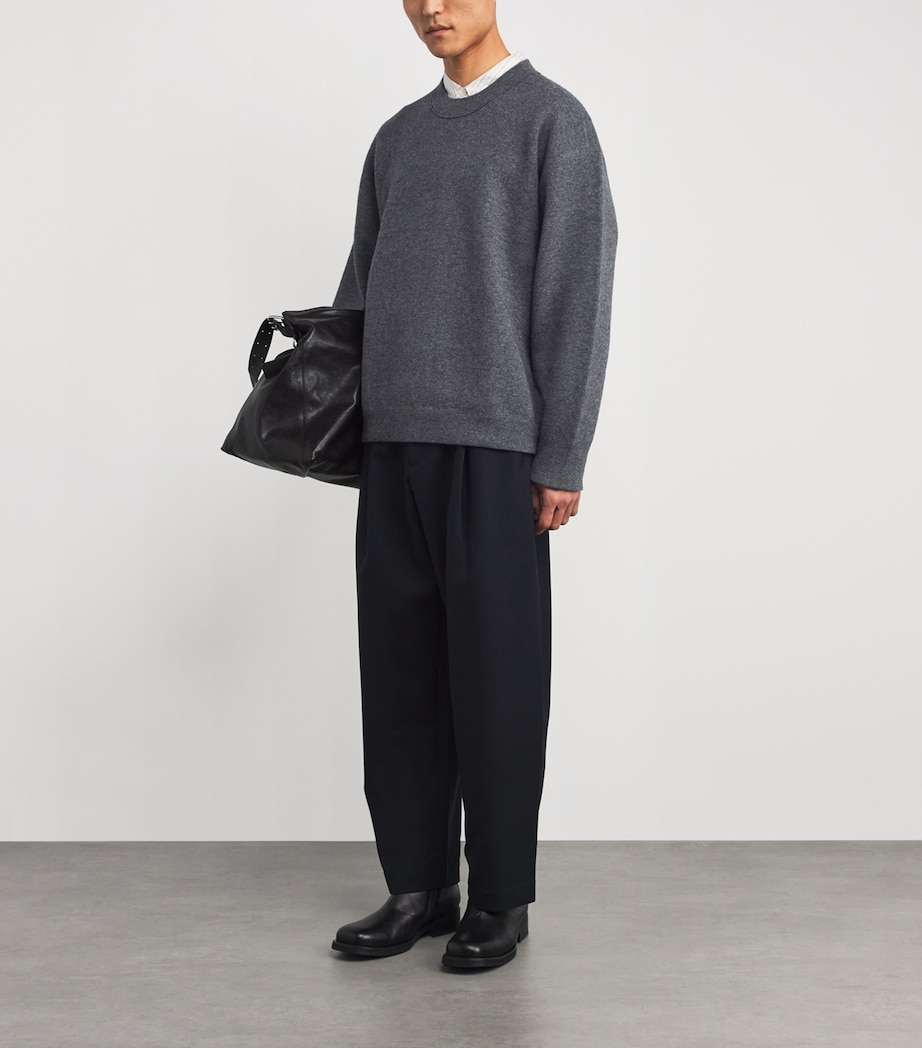 Wool-Cashmere Moray Sweater CHARCOAL MARL Image 2