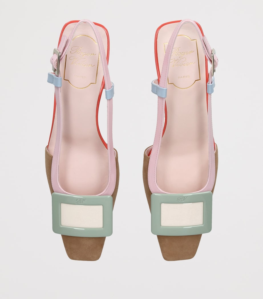 Roger Vivier Belle Vivier Slingback Pumps 45 Pink Comb Image 3