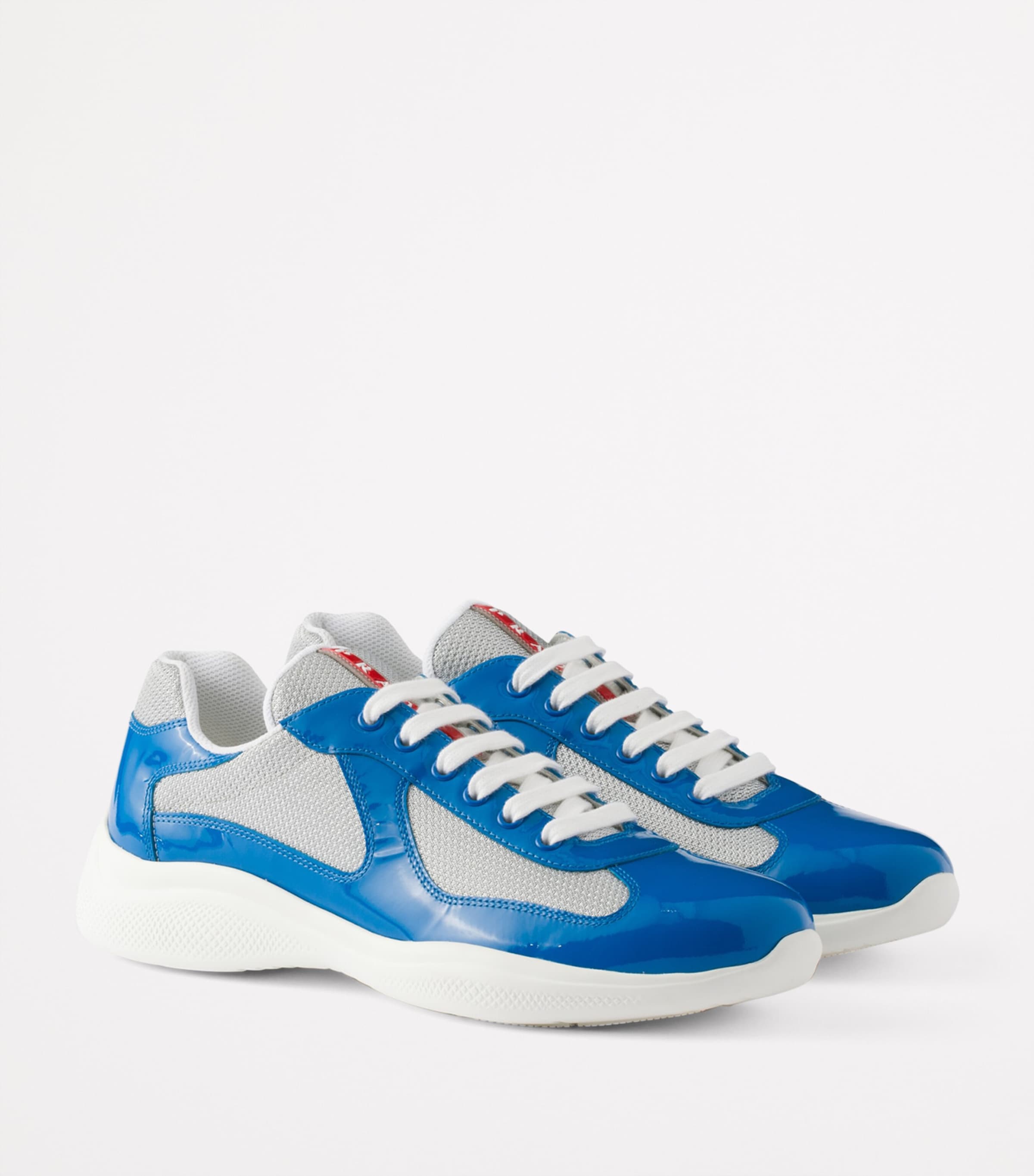 Prada Patent Leather-Blend America's Cup Sneakers Image 2