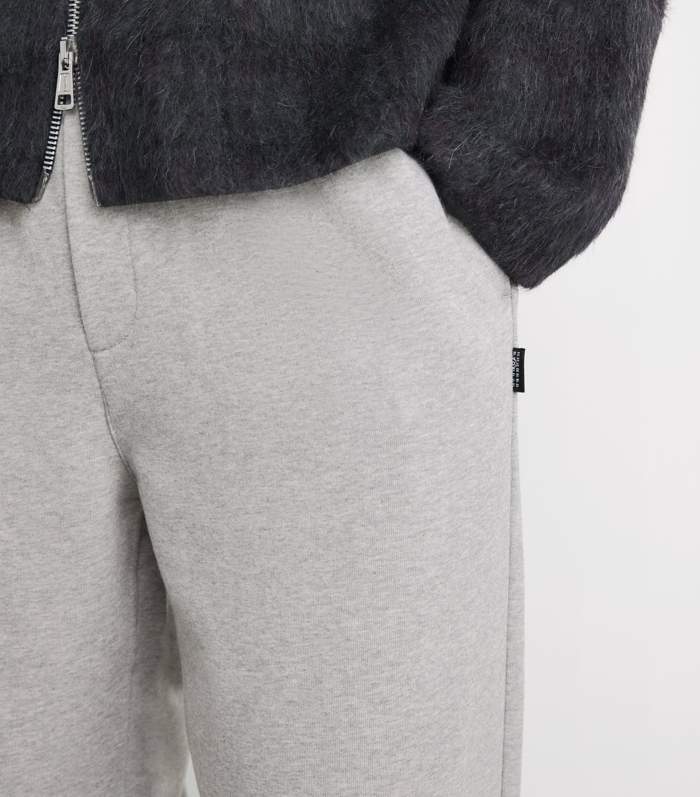 MM6 Maison Margiela Mens Cotton-Blend Wide-Leg Sweatpants Image 3