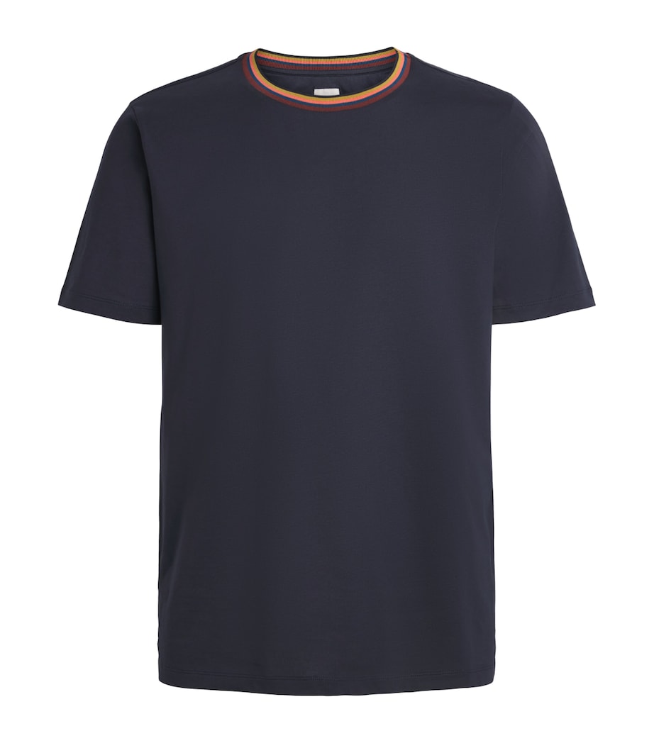 Paul Smith Mens Cotton Artistic Trim T-Shirt Image 1