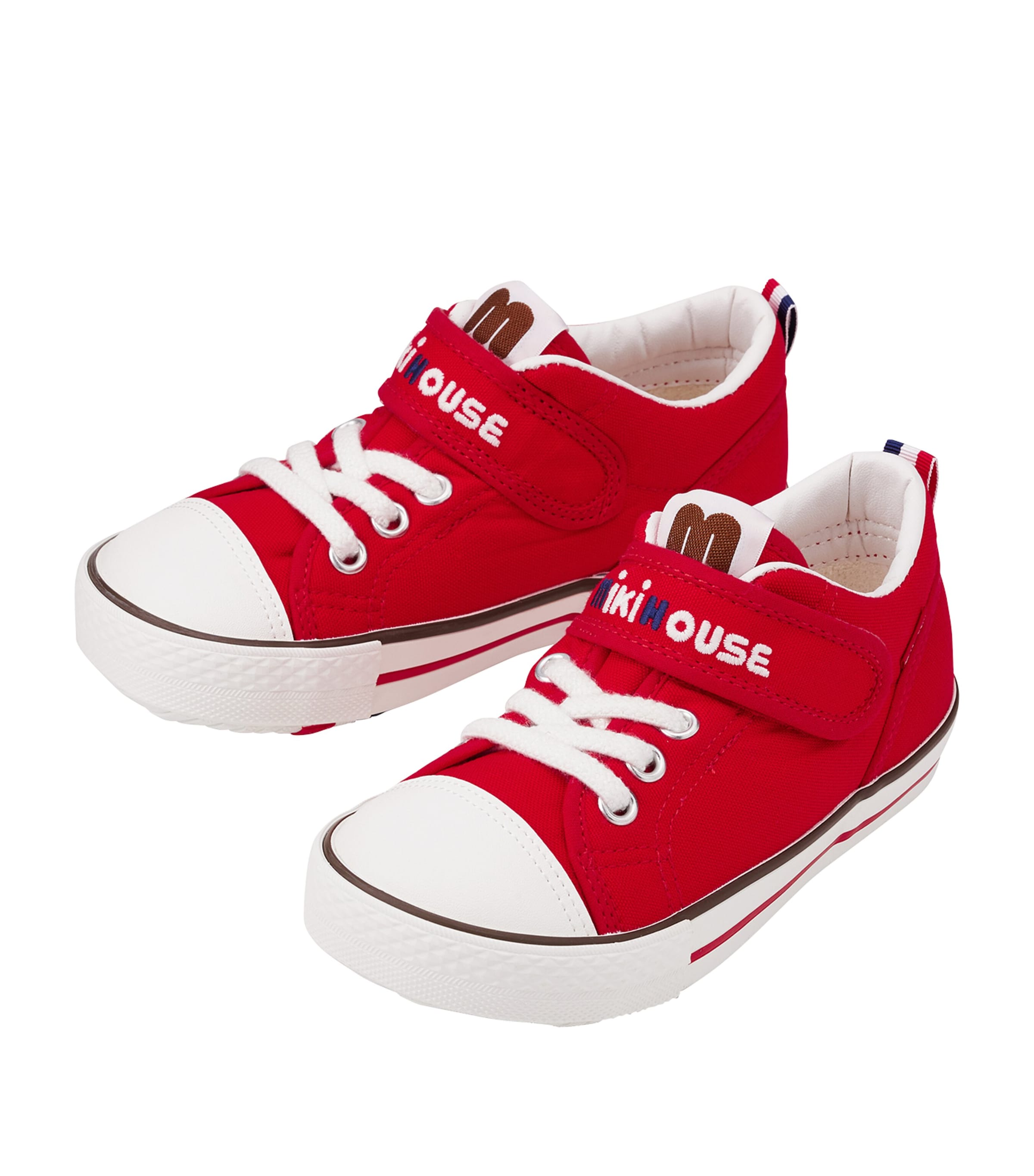 Miki House Velcro Low-Top Sneakers | Baby Clothing | Baby Shoes | Trainers | Designers | Miki House