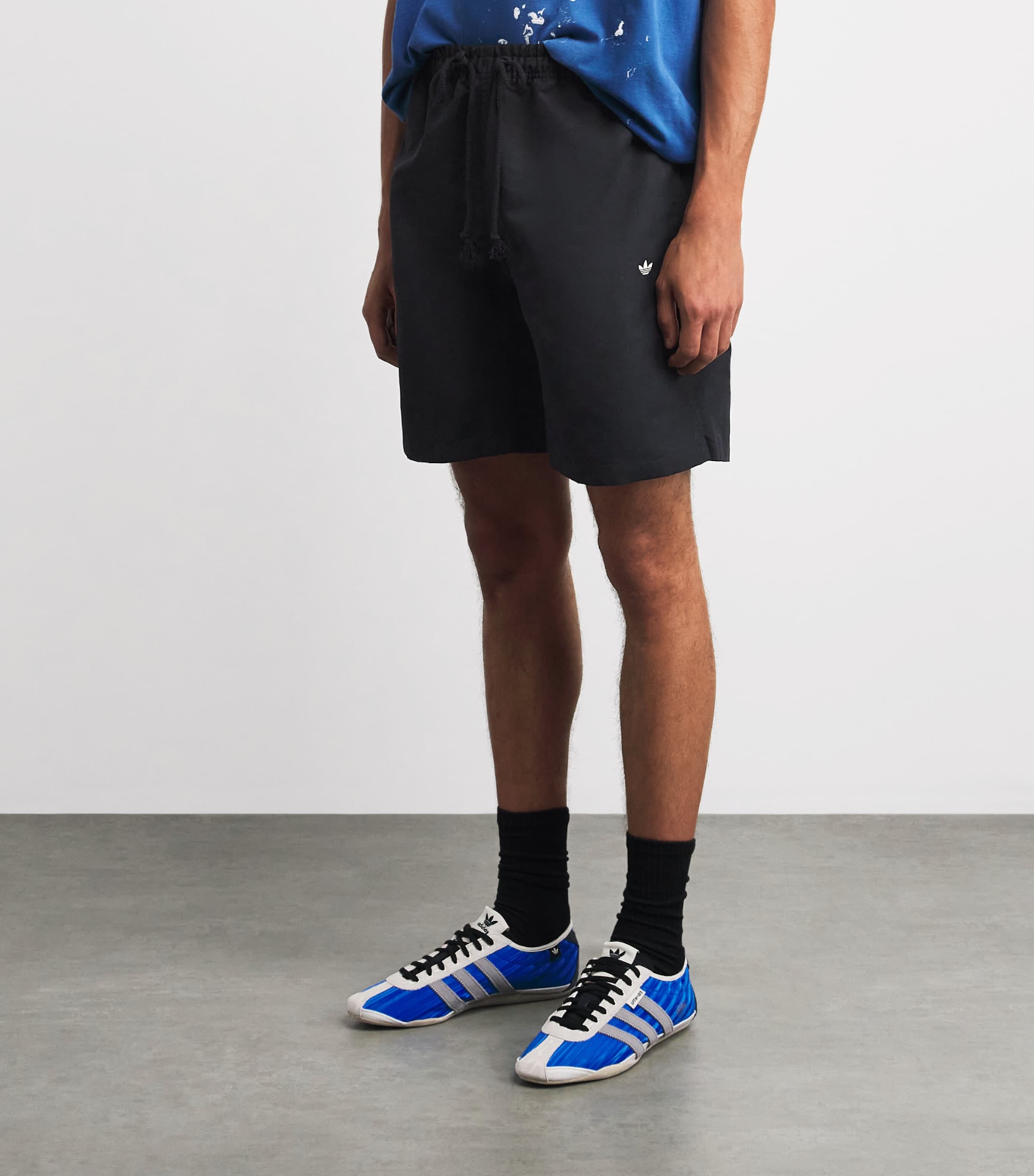 adidas Mens x Song for the Mute Drawstring Shorts Black Image 4