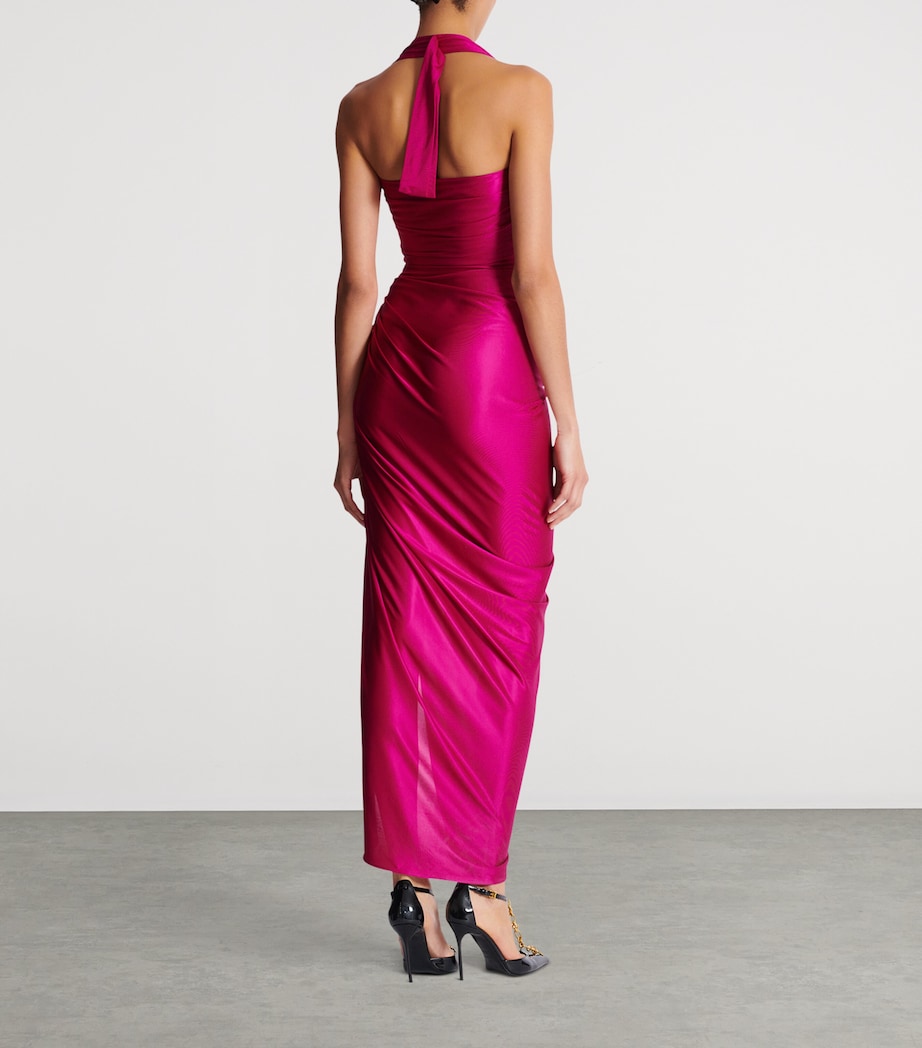 Jersey Draped Maxi Dress 4AC ROSE M??TALLIS?? Image 4