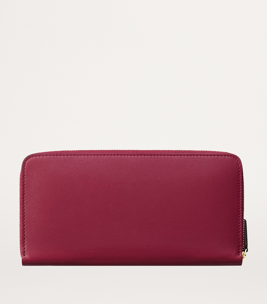 Calfskin Panthère de Cartier Wallet CHERRY RED Image 3