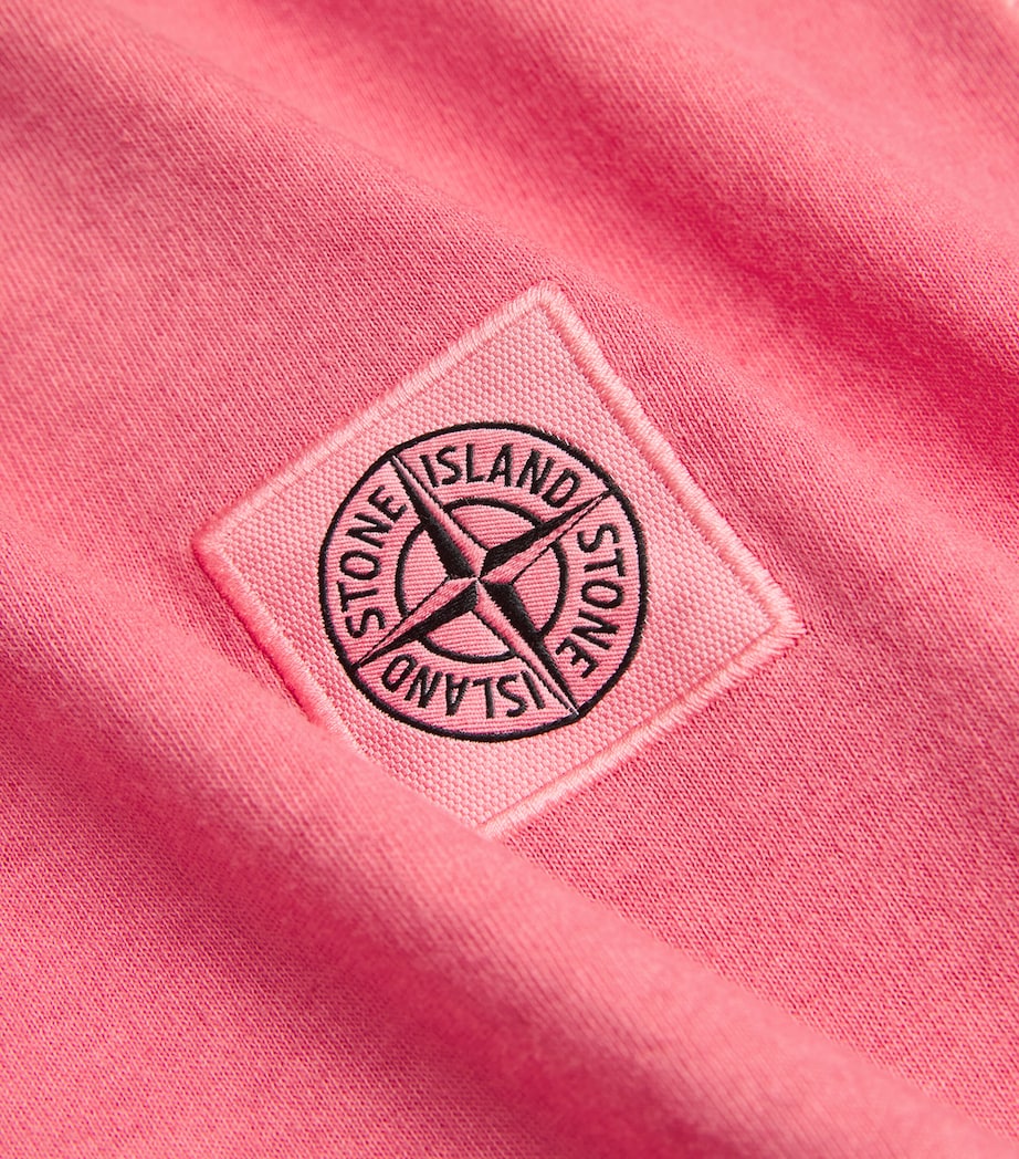 Stone Island Mens Cotton Logo T-Shirt Image 6