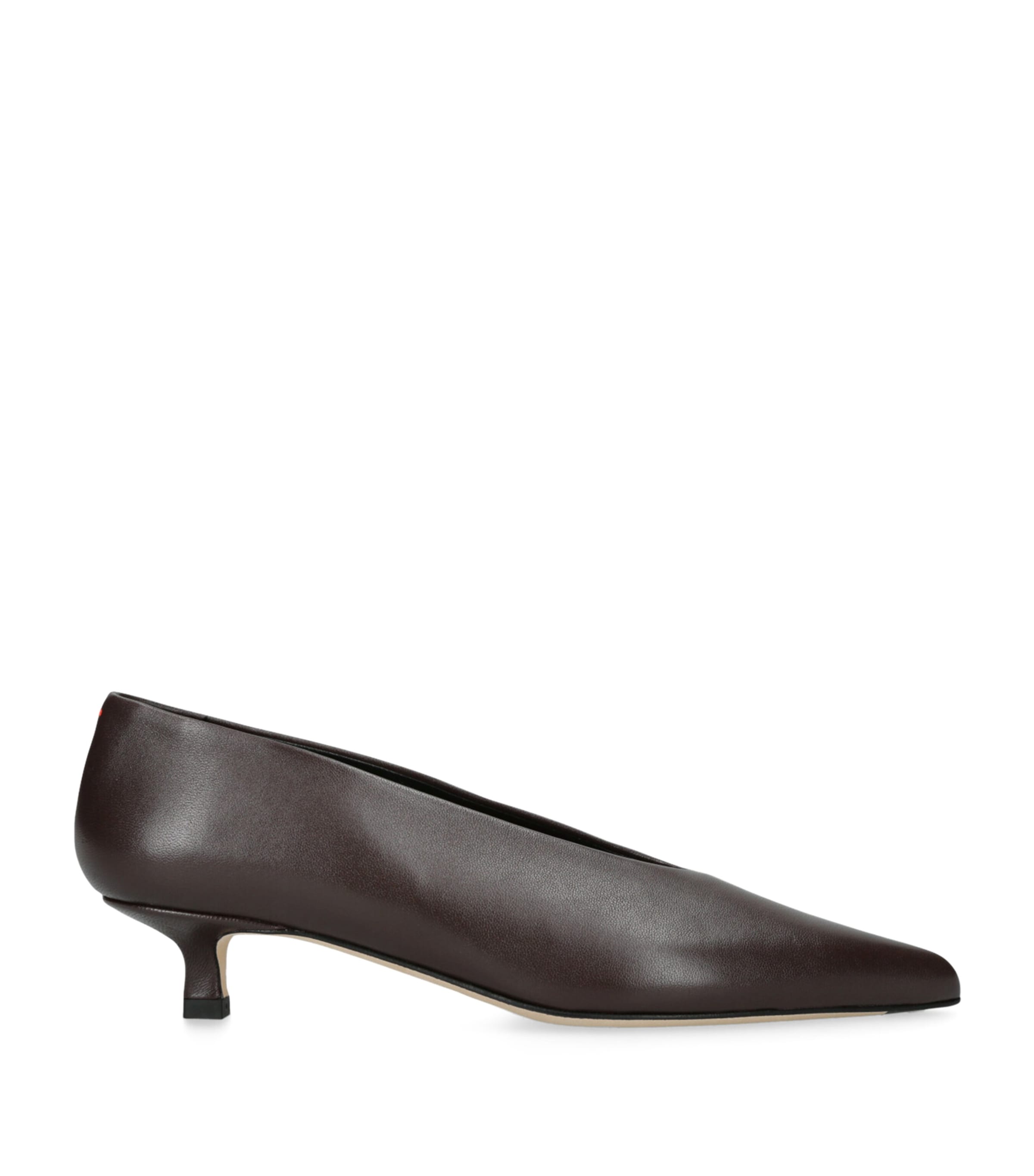 aeyde Leather Clara Pumps 20 Dark Brown Image 1