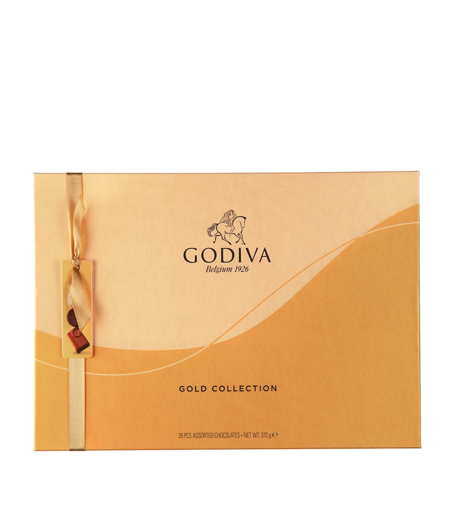 Milk, White and Dark Chocolate 35-Piece Gold Selection Box (372g) NO COLOUR Image 4